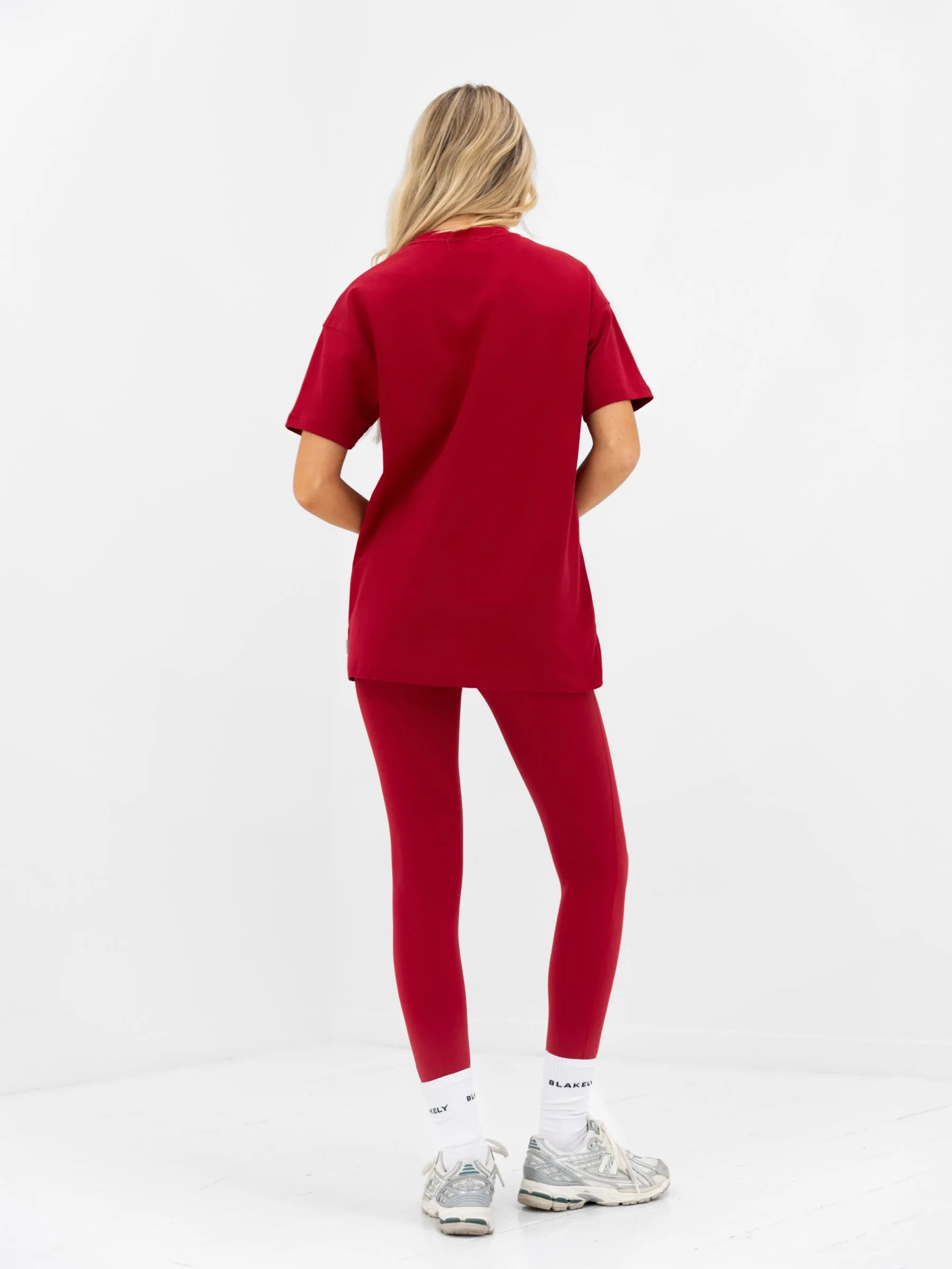 Joah Oversized T-Shirt - Cherry Red sold by Blakely product image thumbnail 4