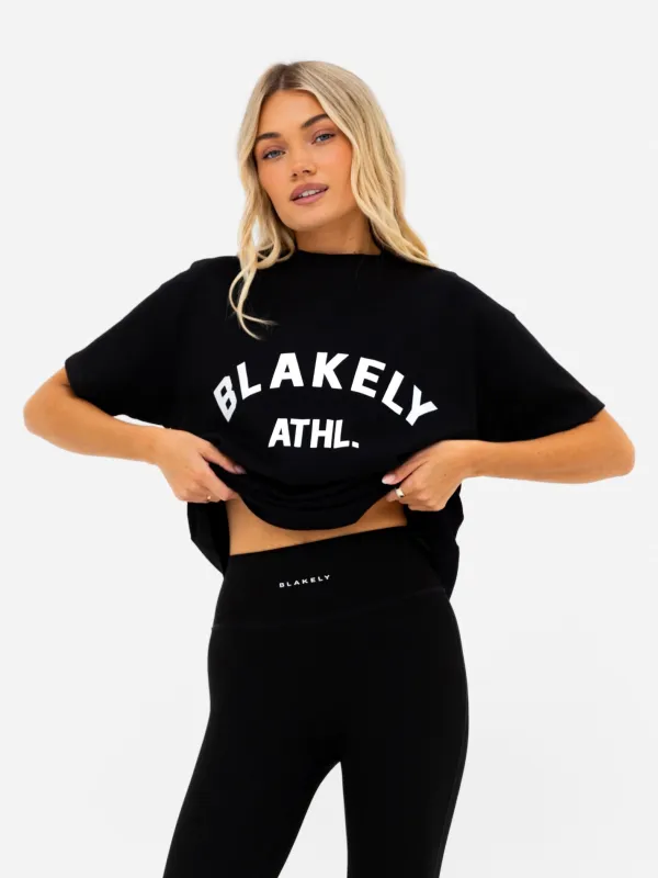 Joah Oversized T-Shirt - Black sold by Blakely