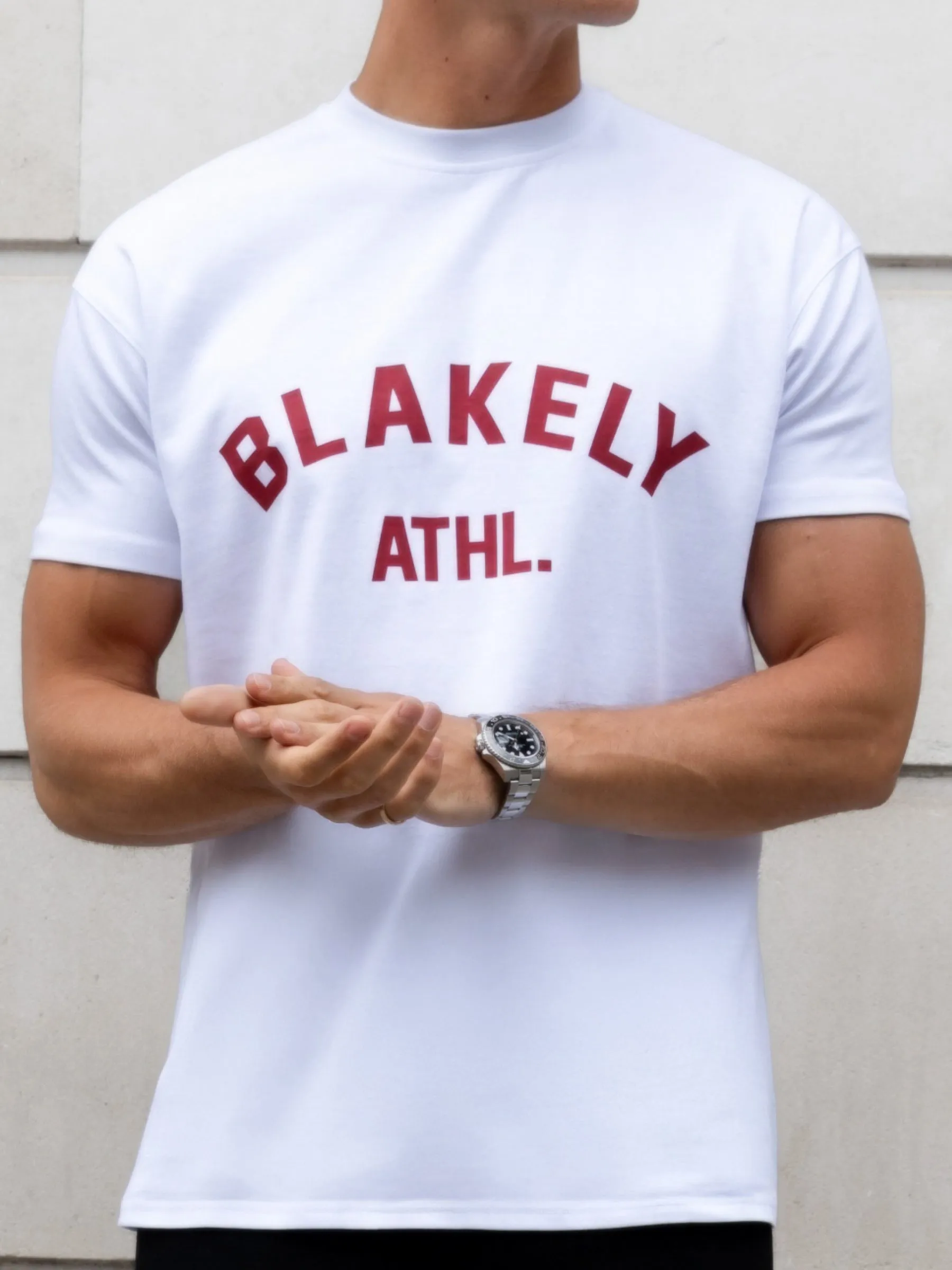 Zion Relaxed T-Shirt - White & Red sold by Blakely product image thumbnail 4