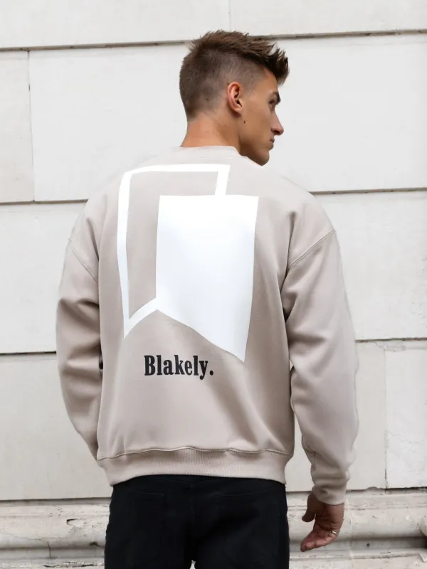 Revolve Relaxed Jumper - Tan sold by Blakely