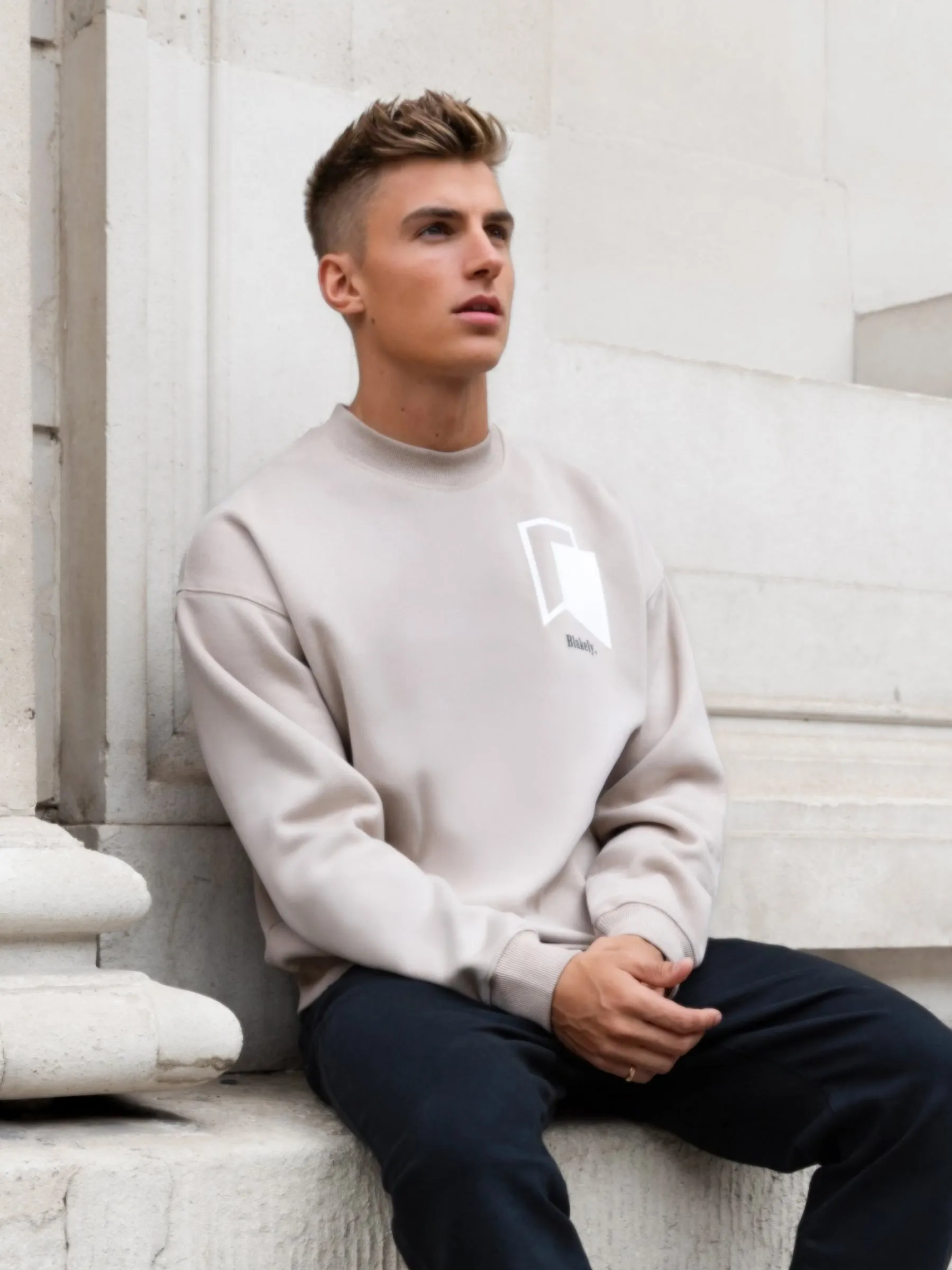 Revolve Relaxed Jumper - Tan sold by Blakely product image thumbnail 5