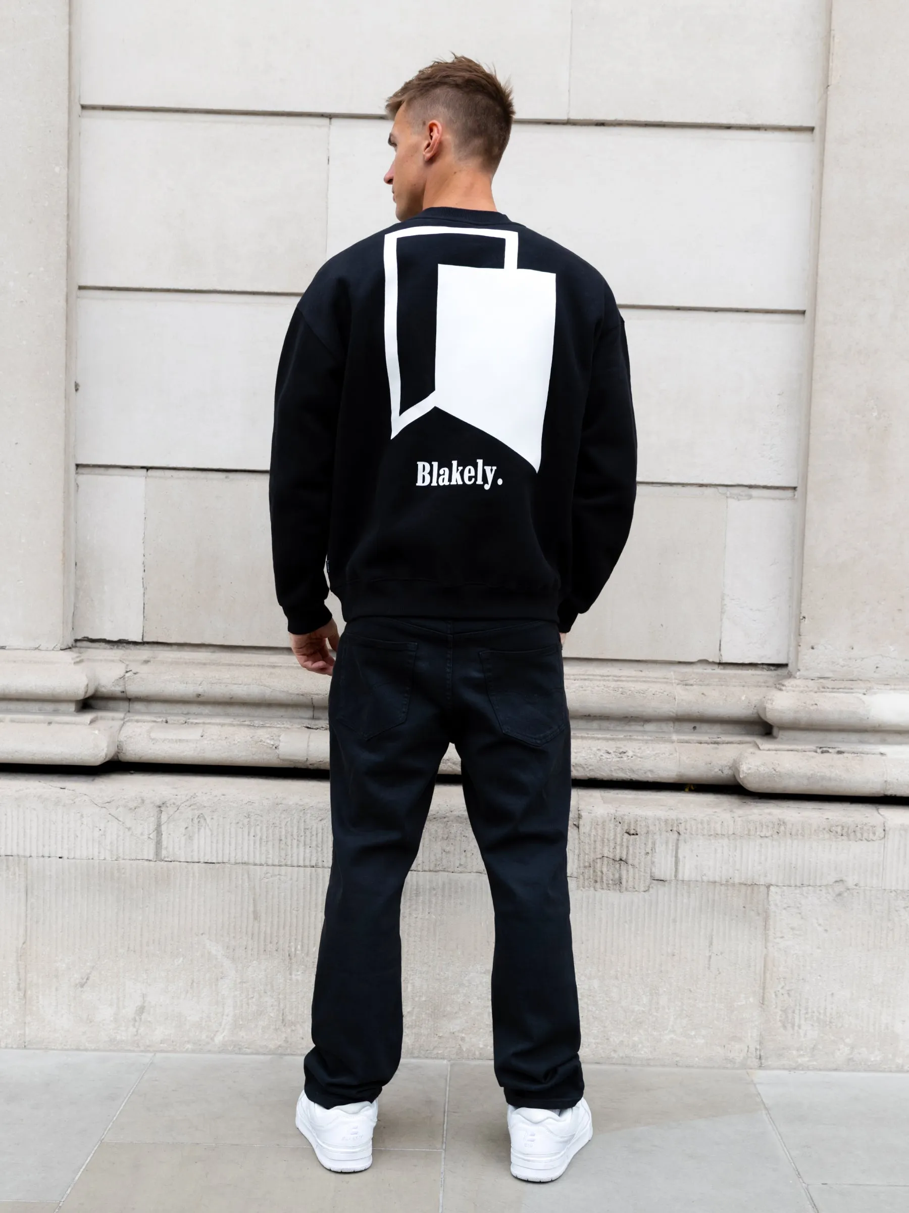 Revolve Relaxed Jumper - Black sold by Blakely product image thumbnail 3