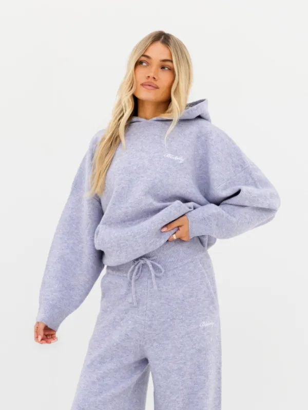 Oversized Knitted Hoodie - Lilac sold by Blakely