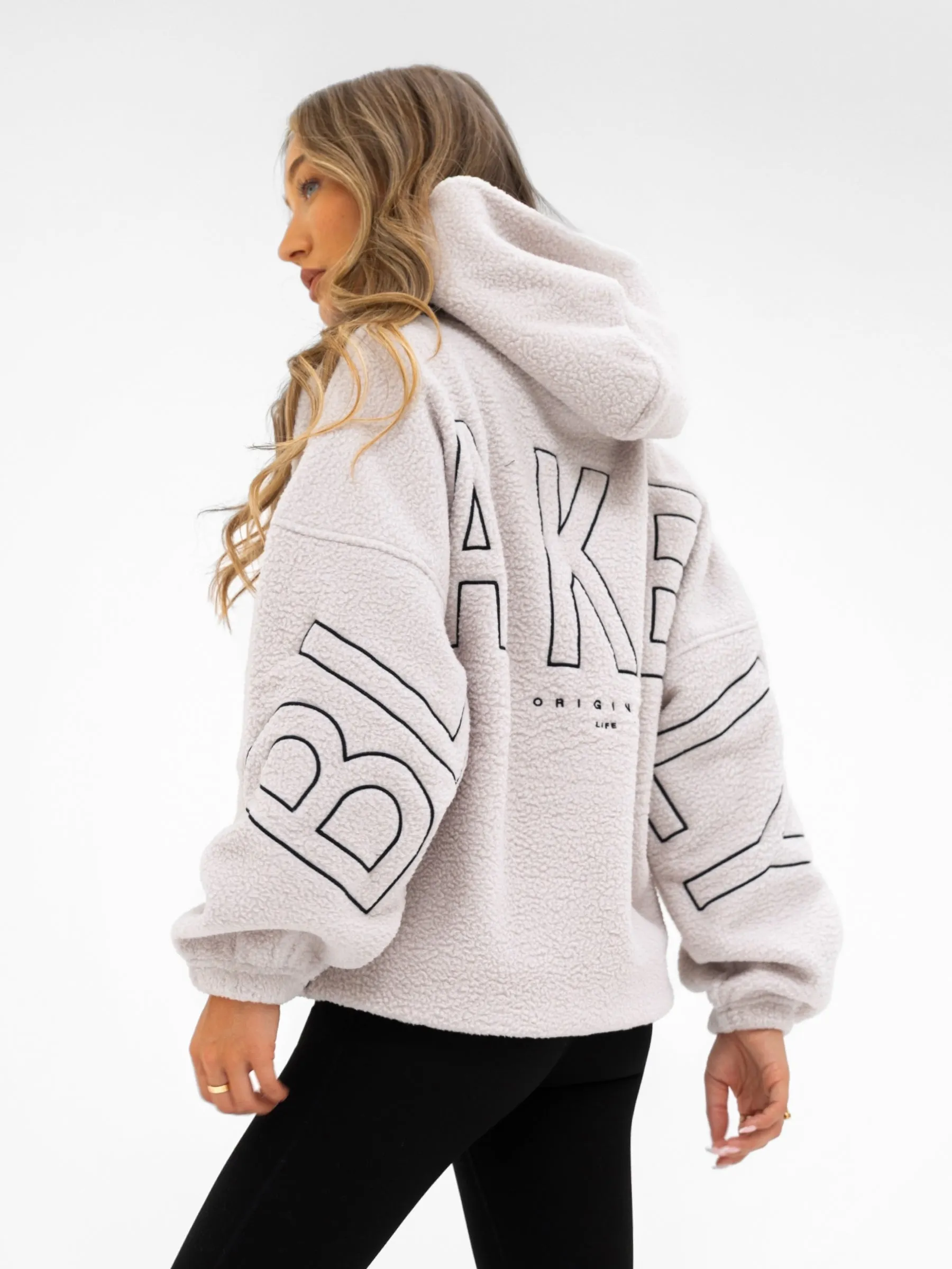 Borg Isabel Oversized Hoodie - Stone sold by Blakely product image thumbnail 3
