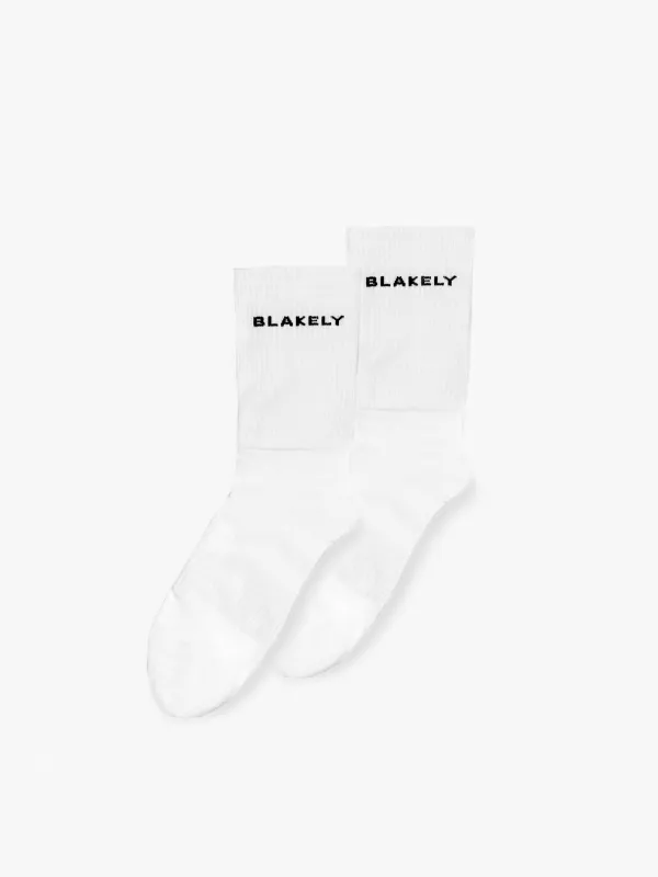 ‍Blakely Socks - White (100% off) sold by Blakely