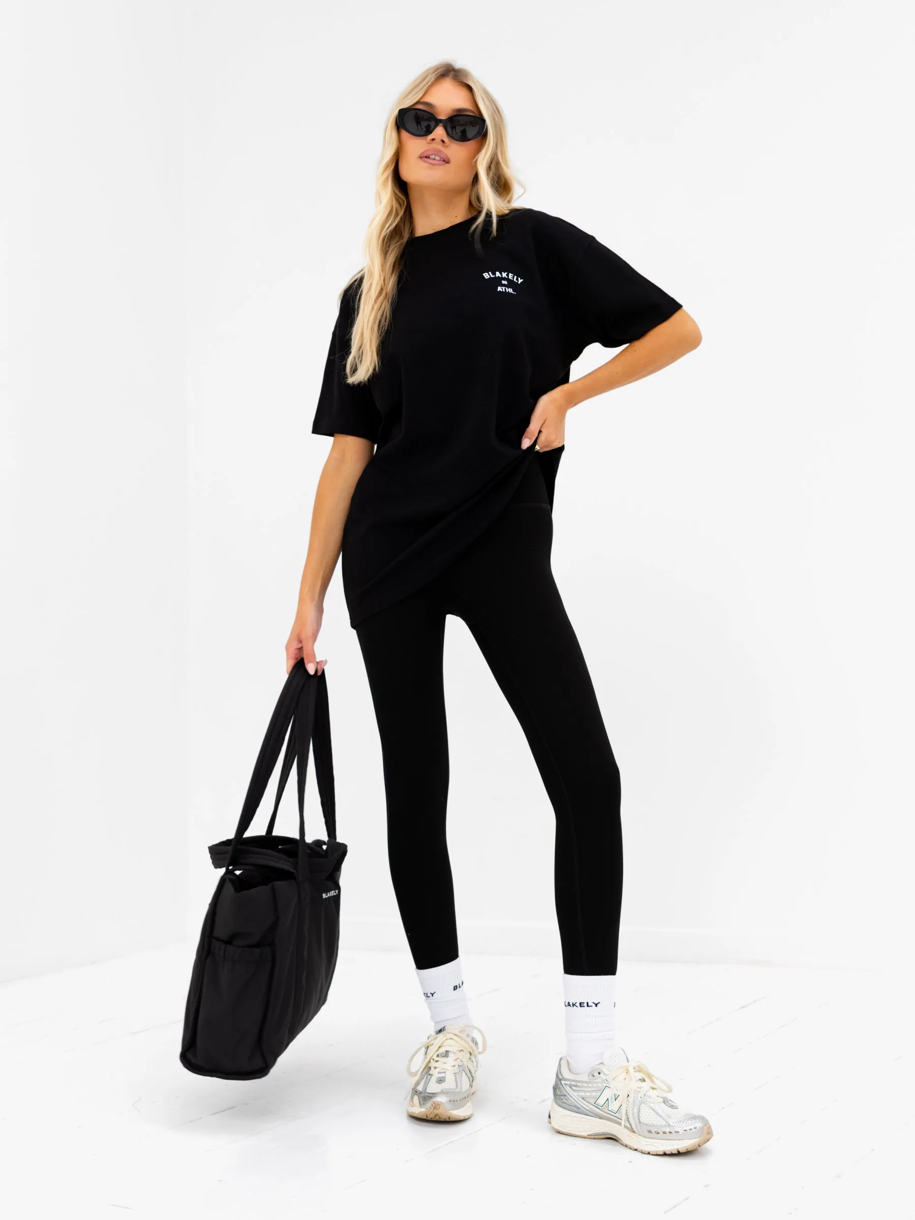 Hallie Oversized T-Shirt - Black sold by Blakely product image thumbnail 4