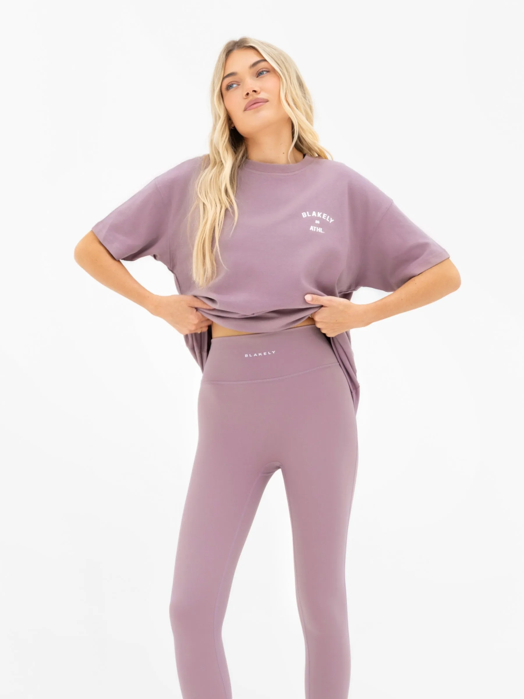 Hallie Oversized T-Shirt - Dusty Pink sold by Blakely product image thumbnail 5
