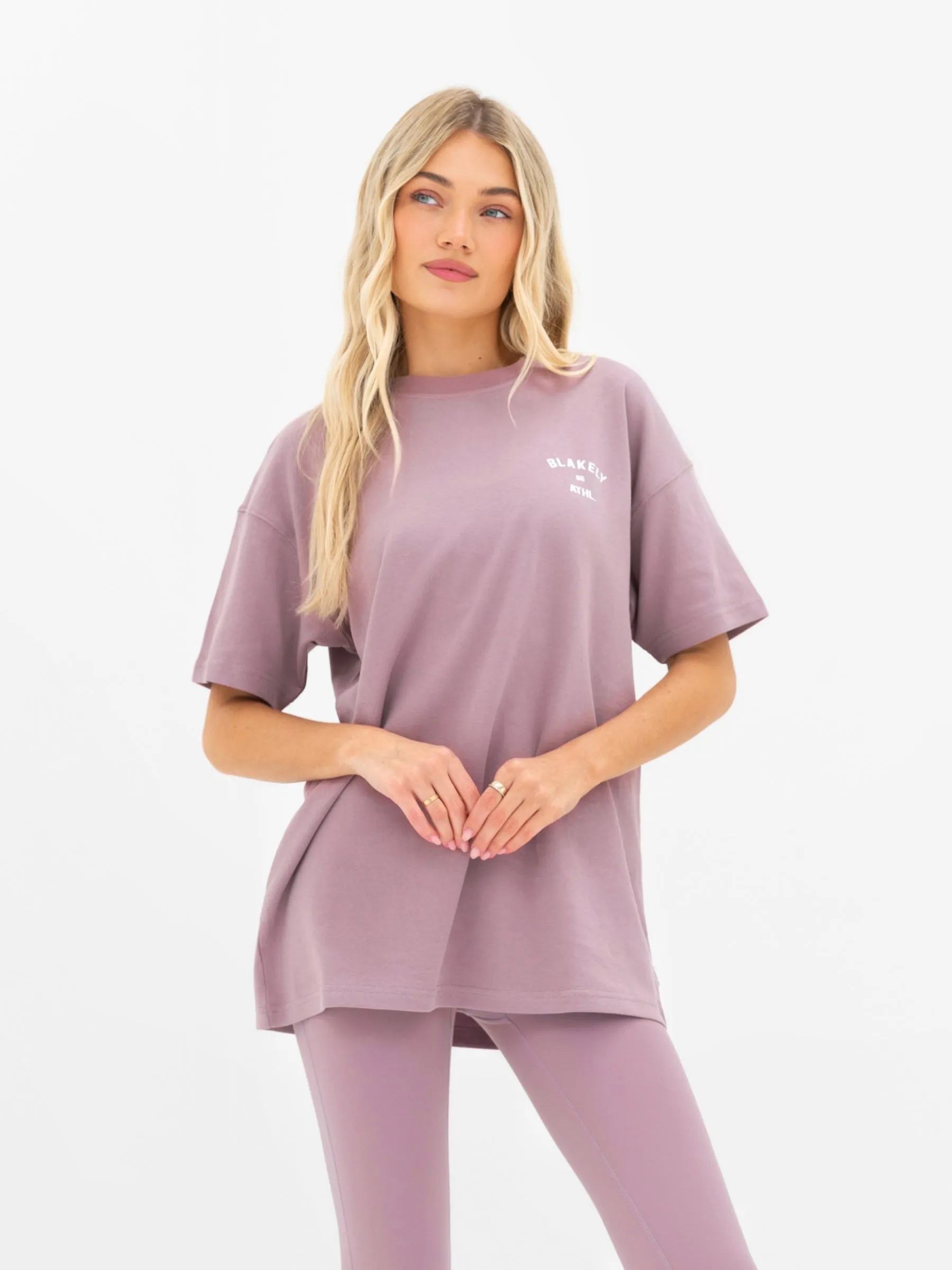 Hallie Oversized T-Shirt - Dusty Pink sold by Blakely product image thumbnail 2