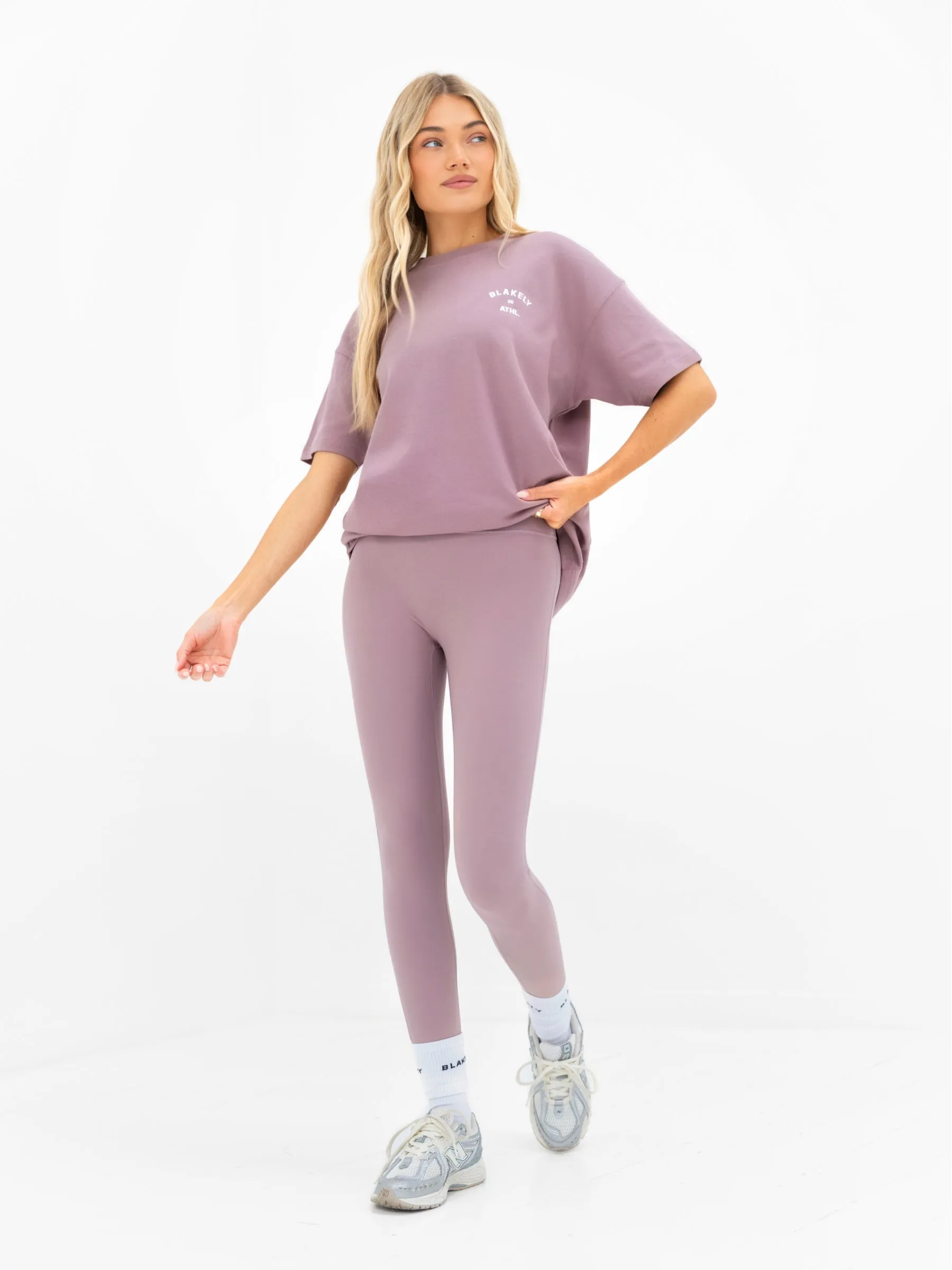 Hallie Oversized T-Shirt - Dusty Pink sold by Blakely product image thumbnail 4