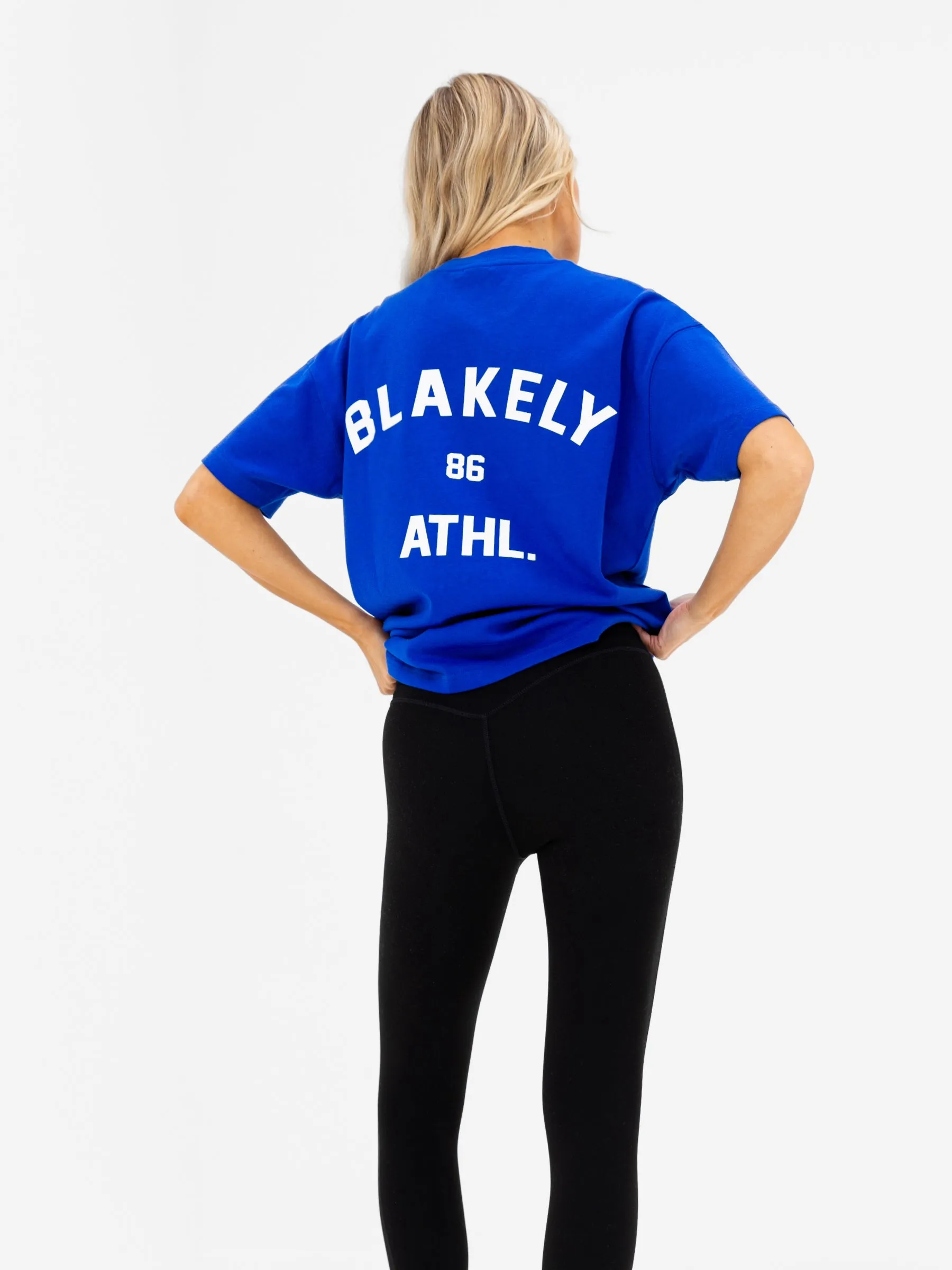 Hallie Oversized T-Shirt - Cobalt Blue sold by Blakely product image thumbnail 5