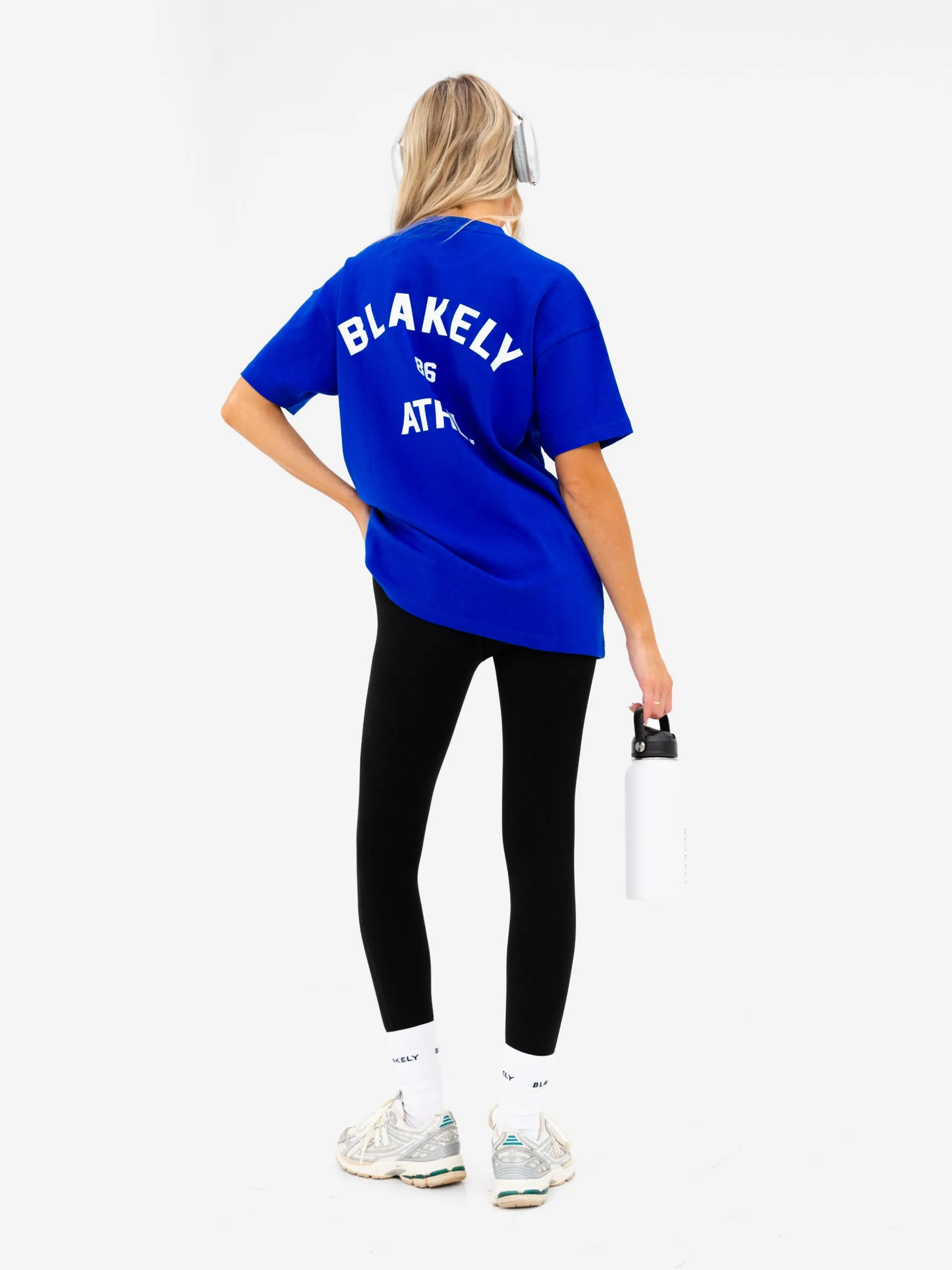 Hallie Oversized T-Shirt - Cobalt Blue sold by Blakely product image thumbnail 3