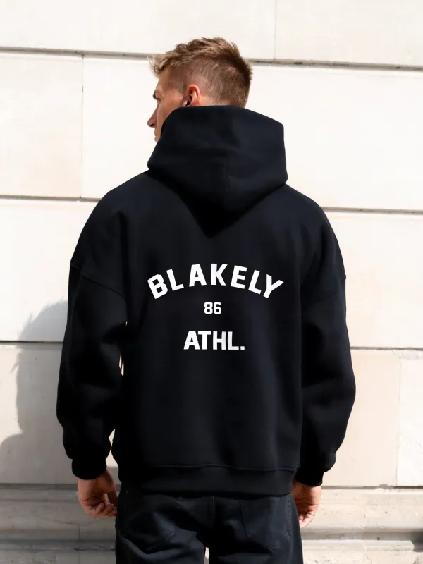 Niko Relaxed Hoodie - Black sold by Blakely