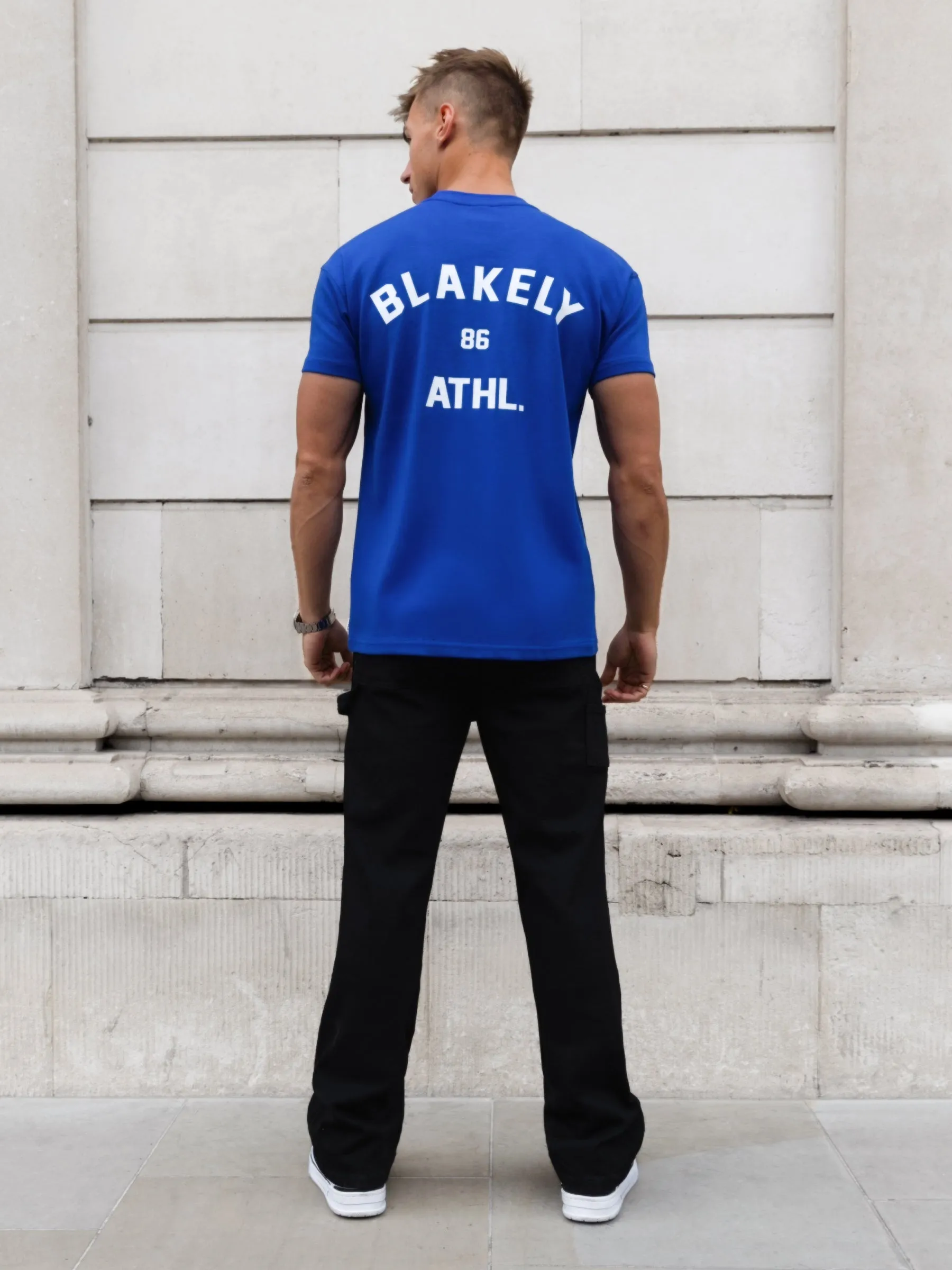 Niko Relaxed T-Shirt - Cobalt Blue sold by Blakely product image thumbnail 3