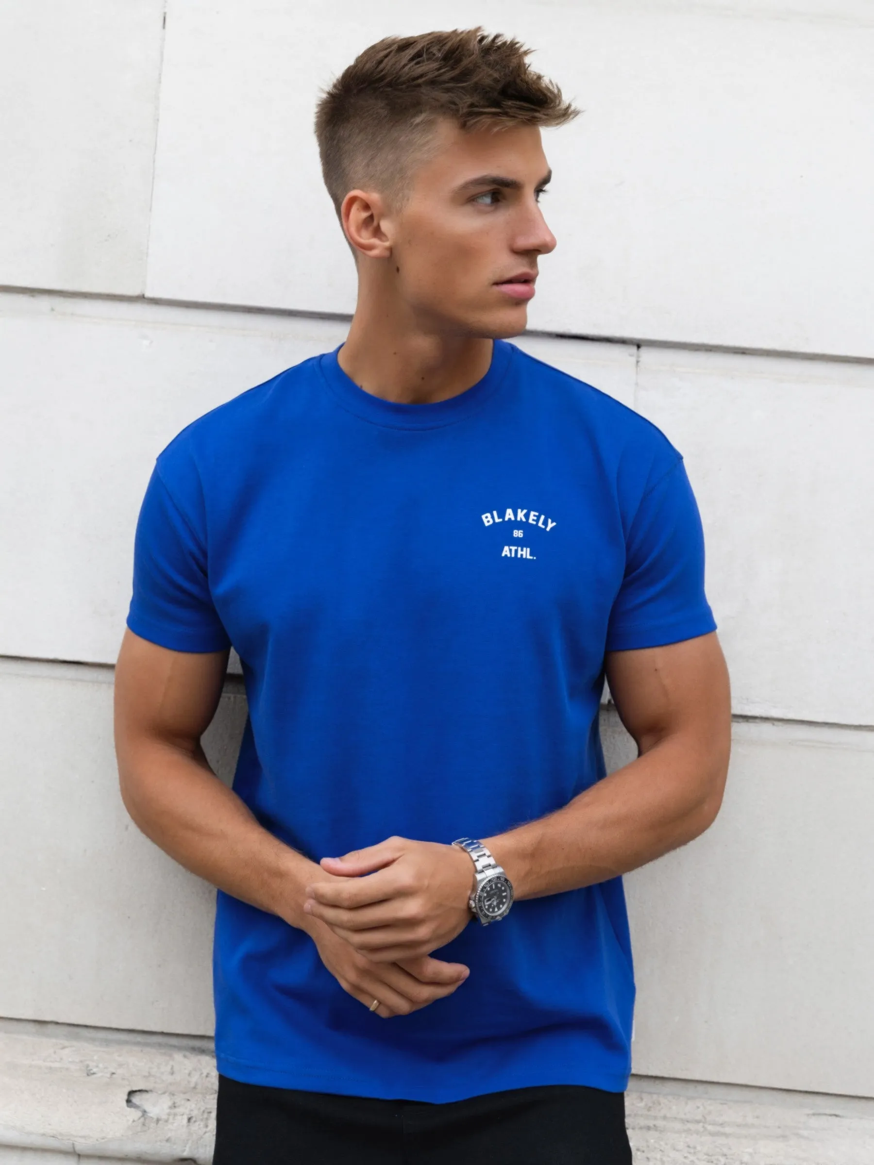 Niko Relaxed T-Shirt - Cobalt Blue sold by Blakely product image thumbnail 2