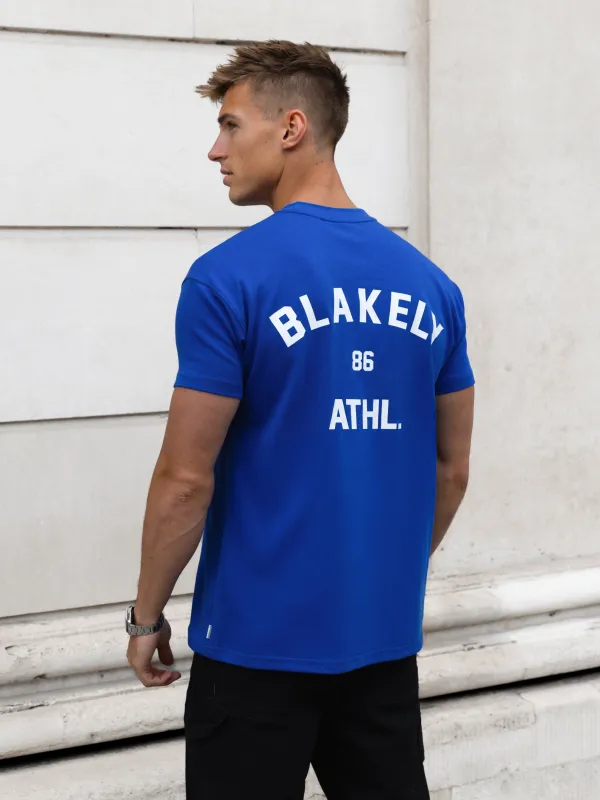 Niko Relaxed T-Shirt - Cobalt Blue sold by Blakely