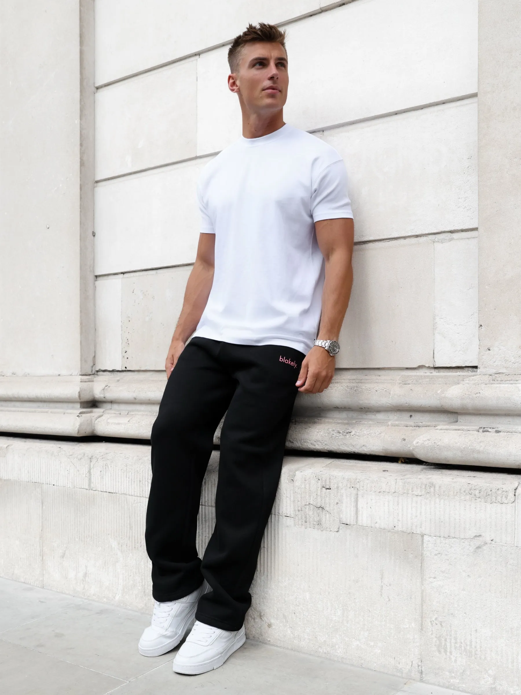 Leo Wide Leg Sweatpants - Black sold by Blakely product image thumbnail 3