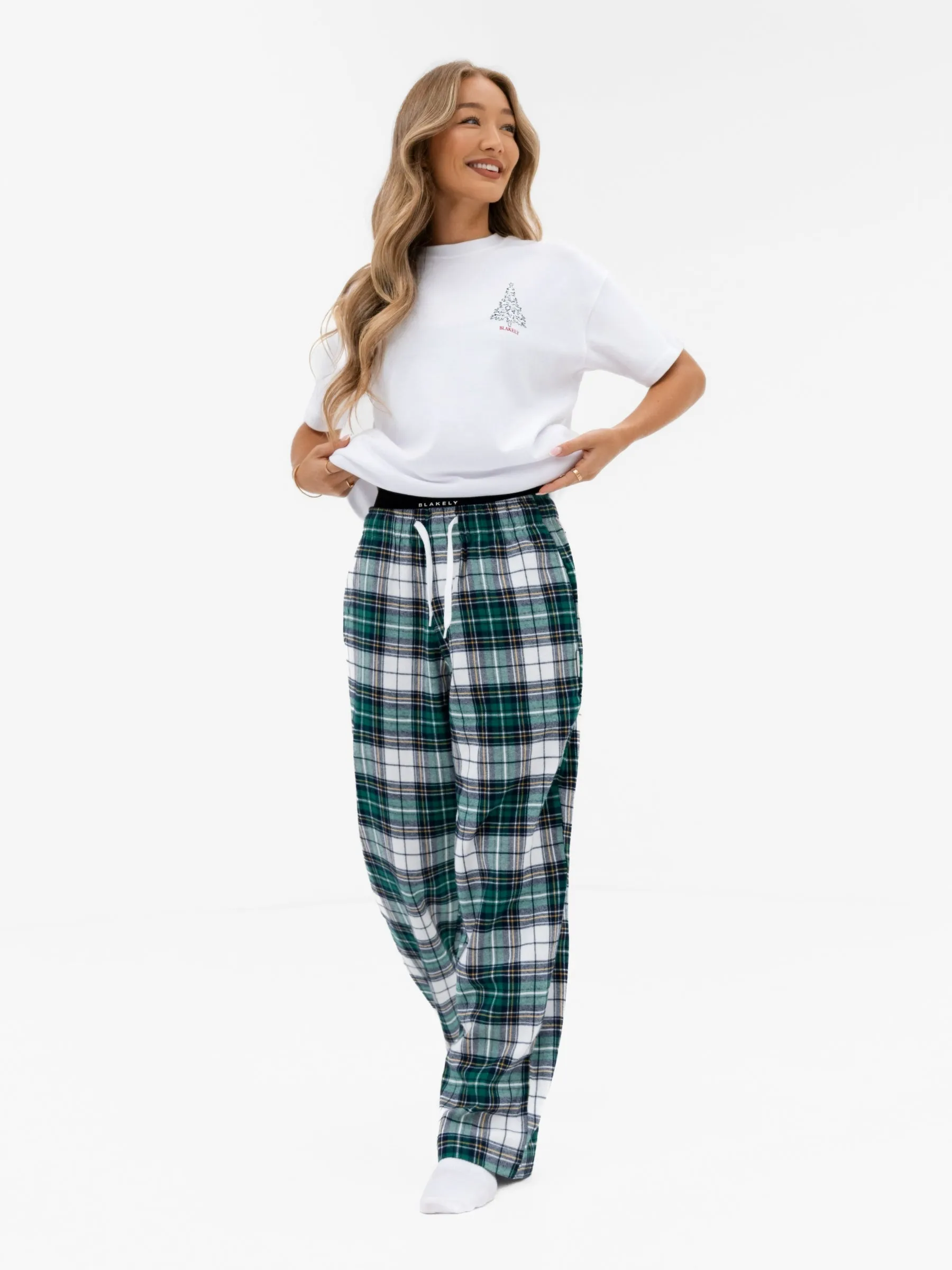 Christmas Print Oversized T-Shirt - White sold by Blakely product image thumbnail 4