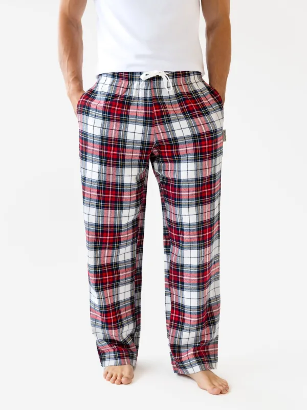 Chase Checked Trousers - Red Check sold by Blakely