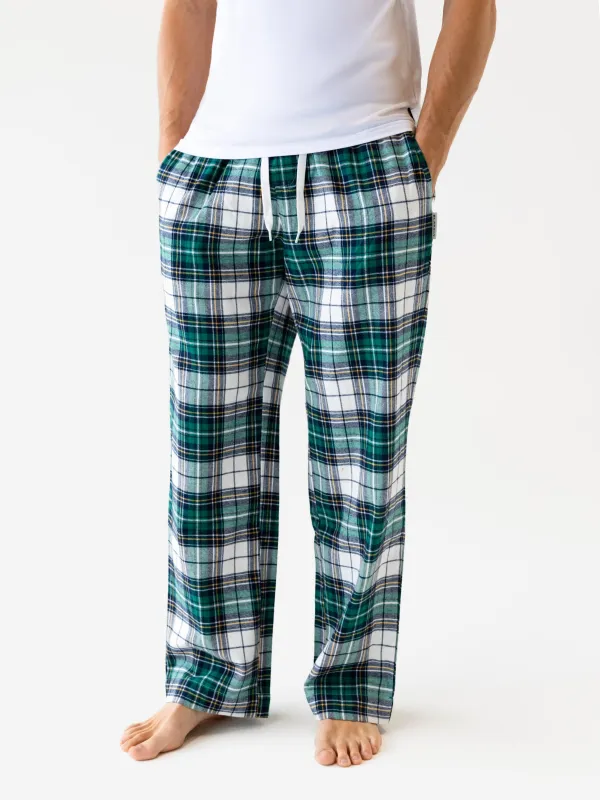 Chase Checked Trousers - Green Check sold by Blakely
