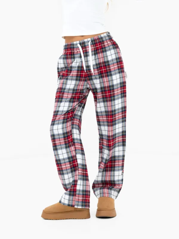 Rue Checked Trousers - Red Check sold by Blakely