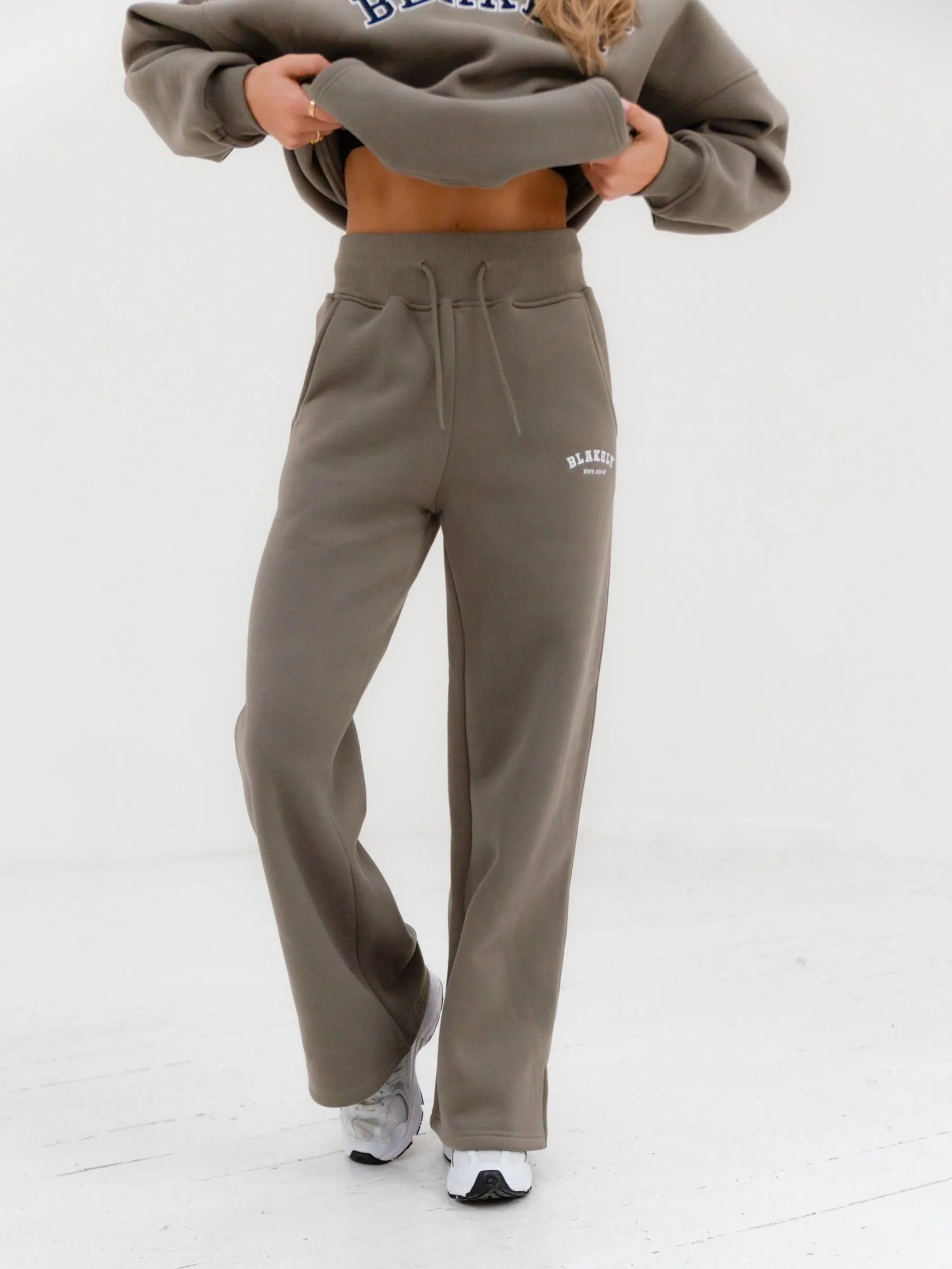 Heritage Wide Leg Sweatpants - Safari Green sold by Blakely product image thumbnail 5