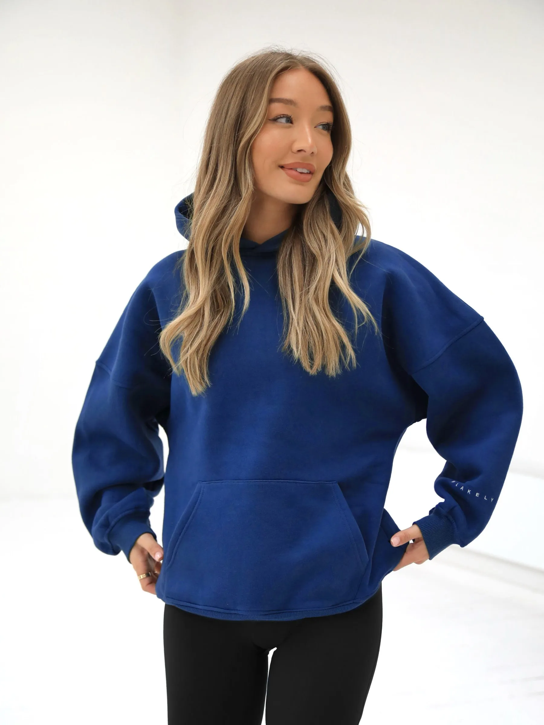 Isabel Oversized Hoodie - Midnight Blue sold by Blakely product image thumbnail 4