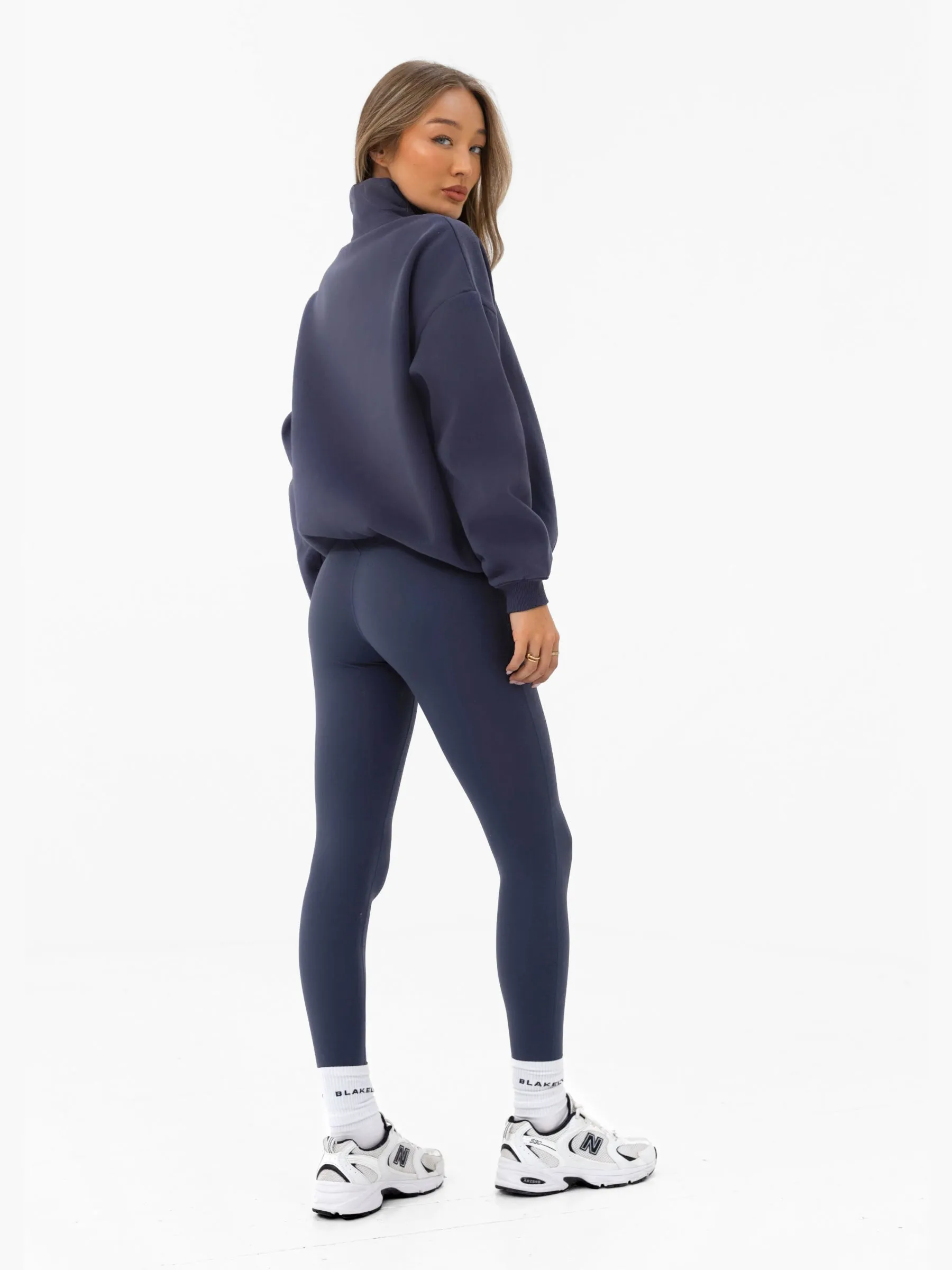 Heritage 1/4 Zip Jumper - True Navy sold by Blakely product image thumbnail 4