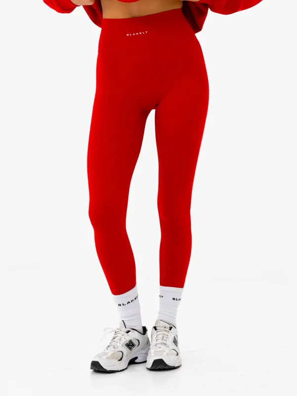 Ultimate Active Leggings - Chilli Red sold by Blakely