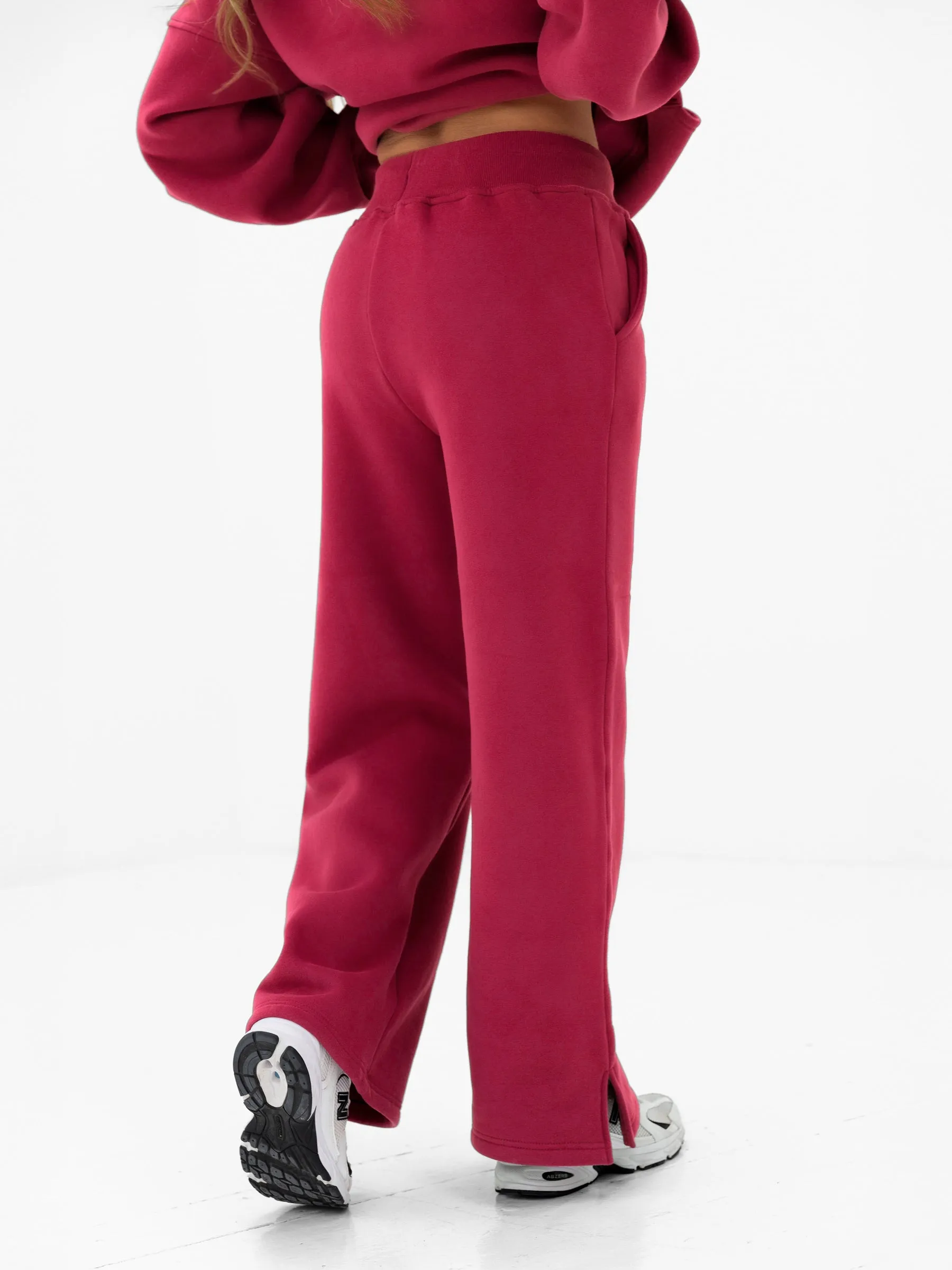 Heritage Wide Leg Sweatpants - Deep Pink sold by Blakely product image thumbnail 3