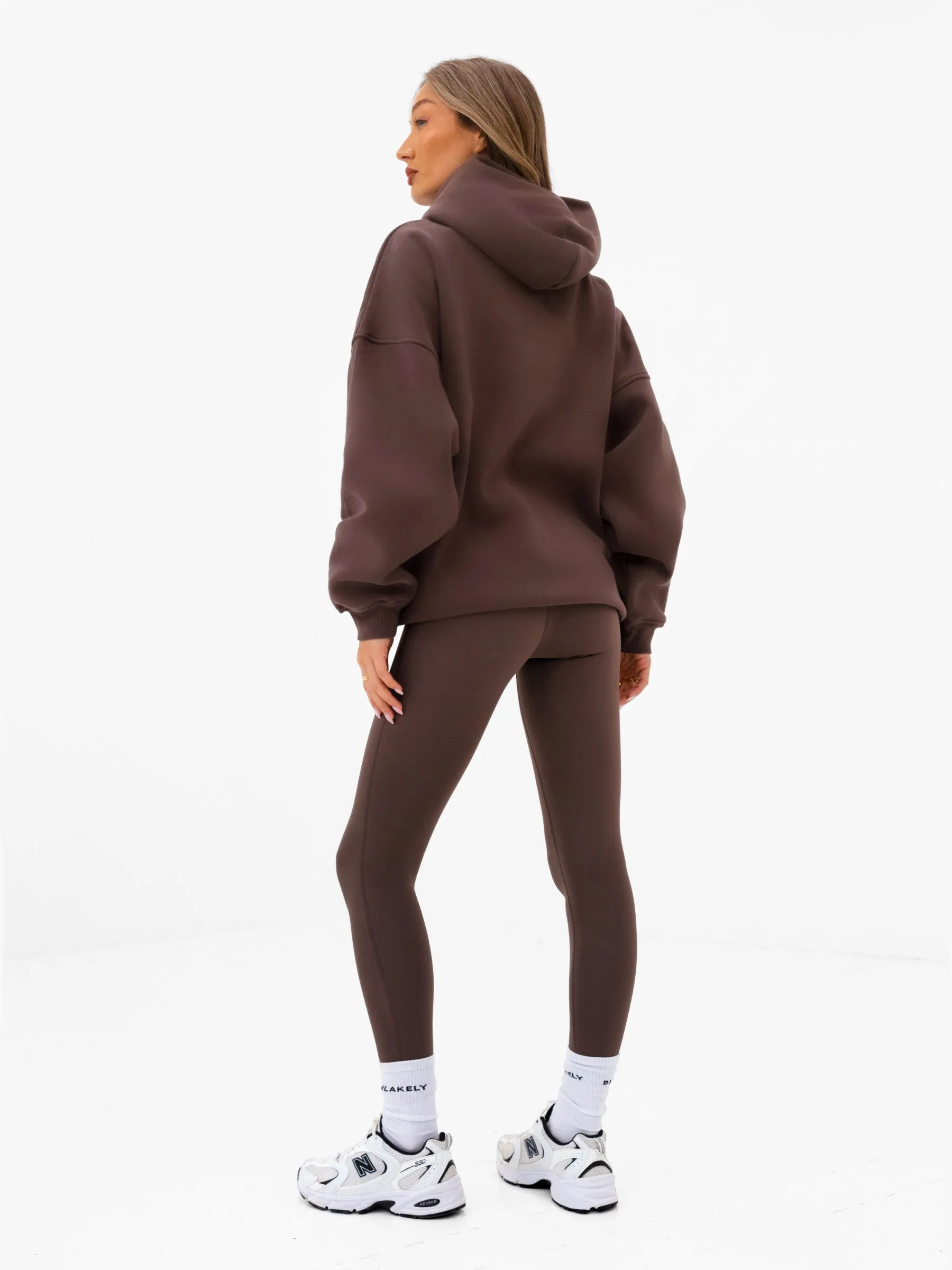 Varsity Oversized Hoodie - Dark Chocolate sold by Blakely product image thumbnail 3