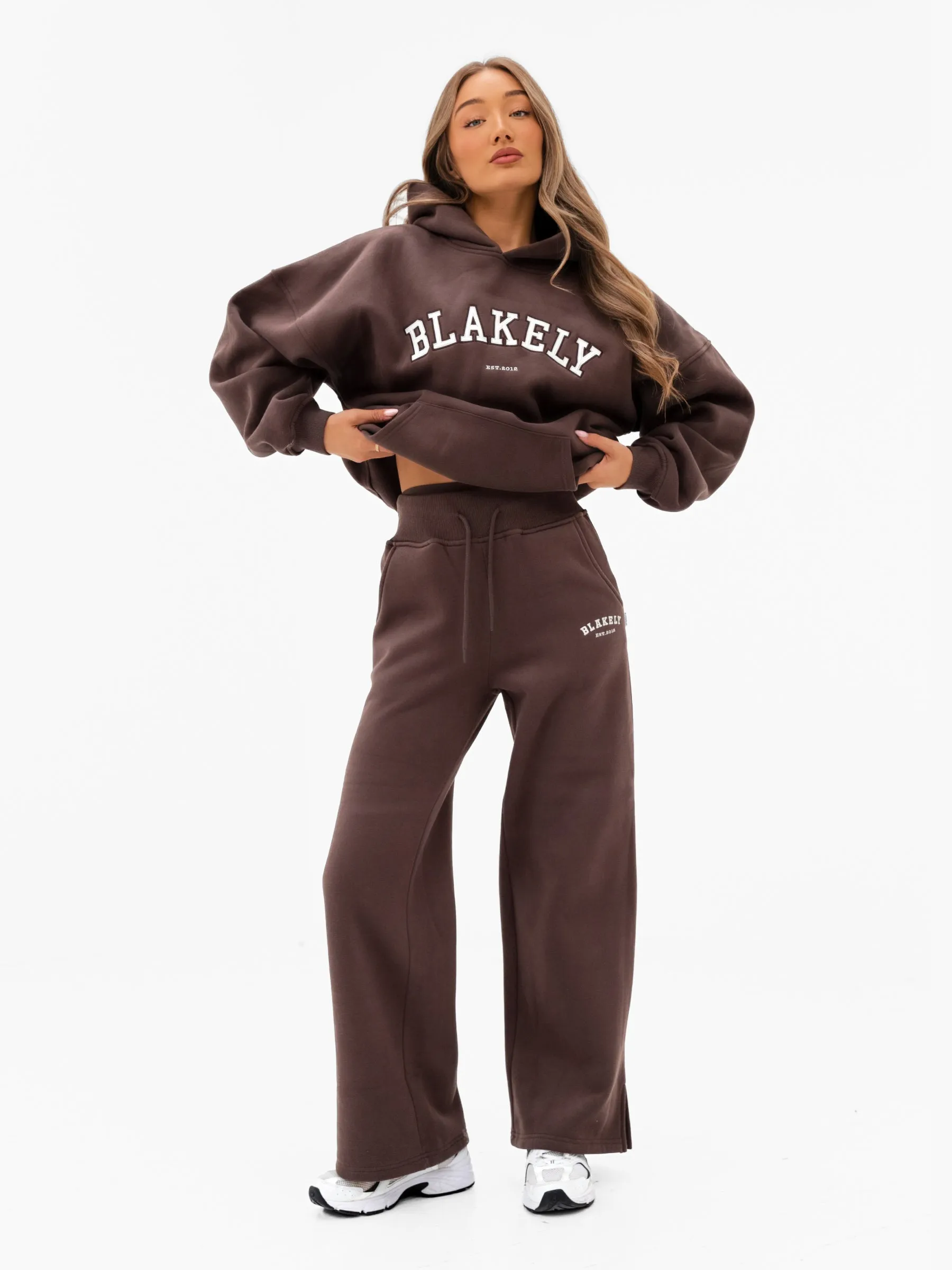 Varsity Oversized Hoodie - Dark Chocolate sold by Blakely product image thumbnail 2