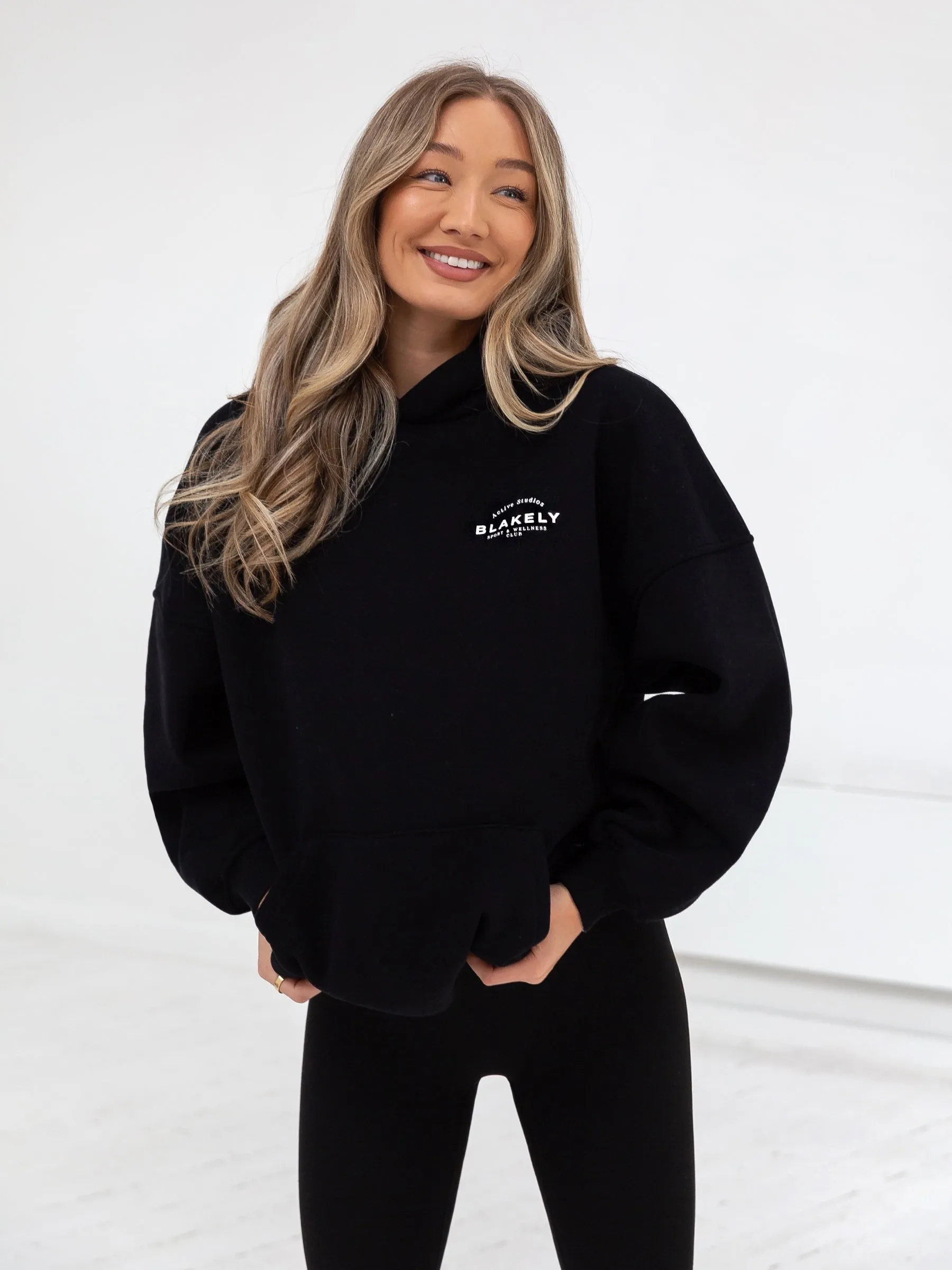 Active Studios Oversized Hoodie - Black sold by Blakely product image thumbnail 2