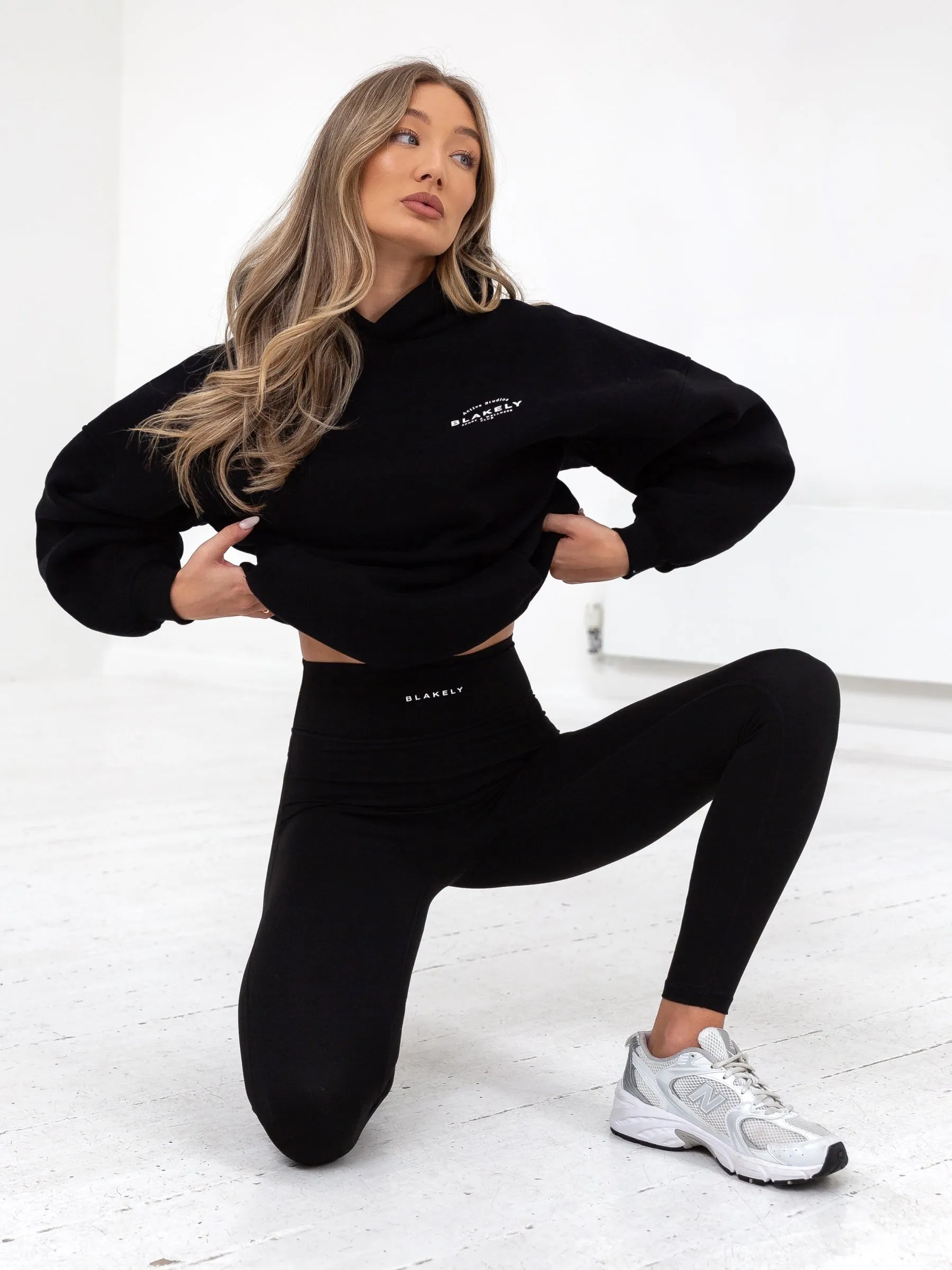 Active Studios Oversized Hoodie - Black sold by Blakely product image thumbnail 5