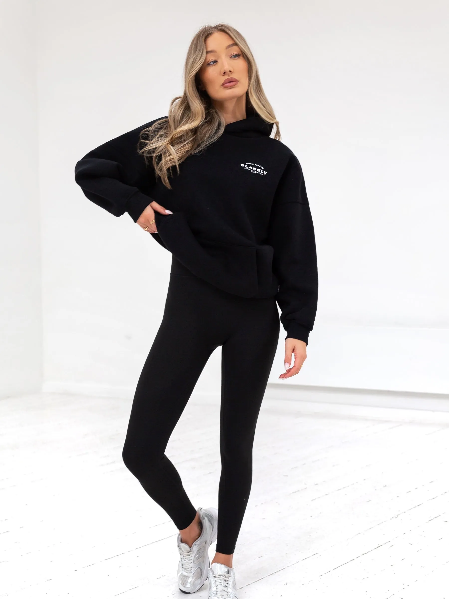 Active Studios Oversized Hoodie - Black sold by Blakely product image thumbnail 3