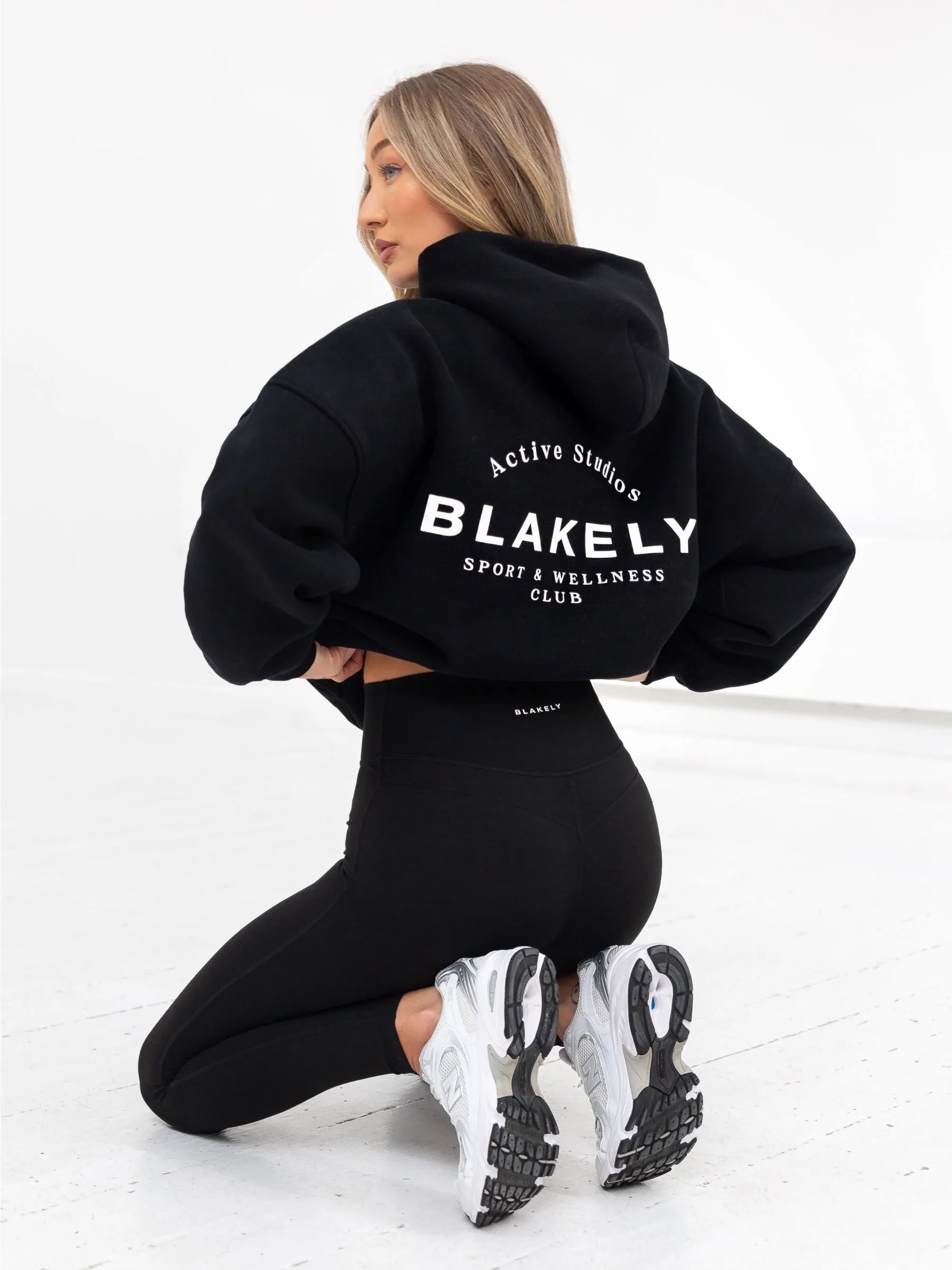 Active Studios Oversized Hoodie - Black sold by Blakely product image thumbnail 4