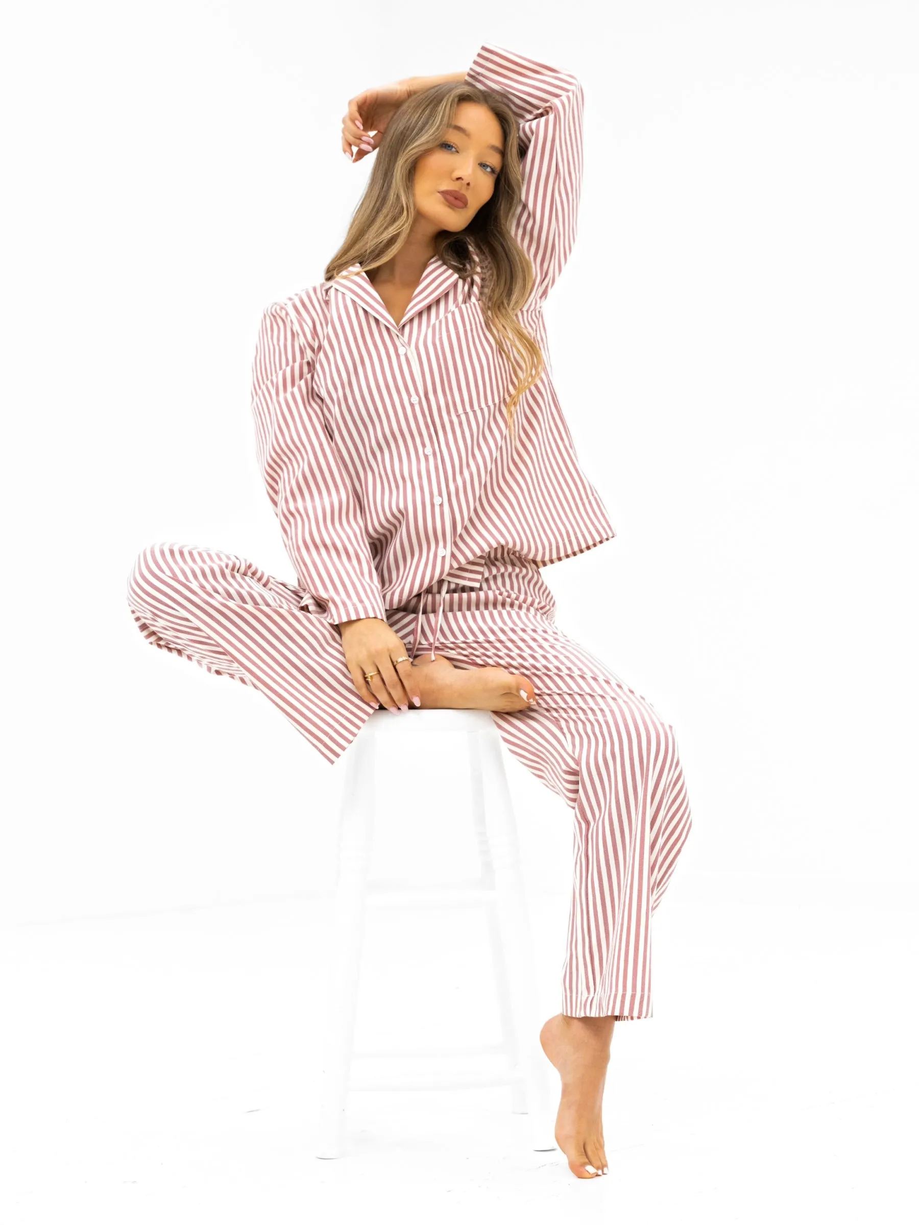 Suki Stripe Trousers - Red Stripe sold by Blakely product image thumbnail 4