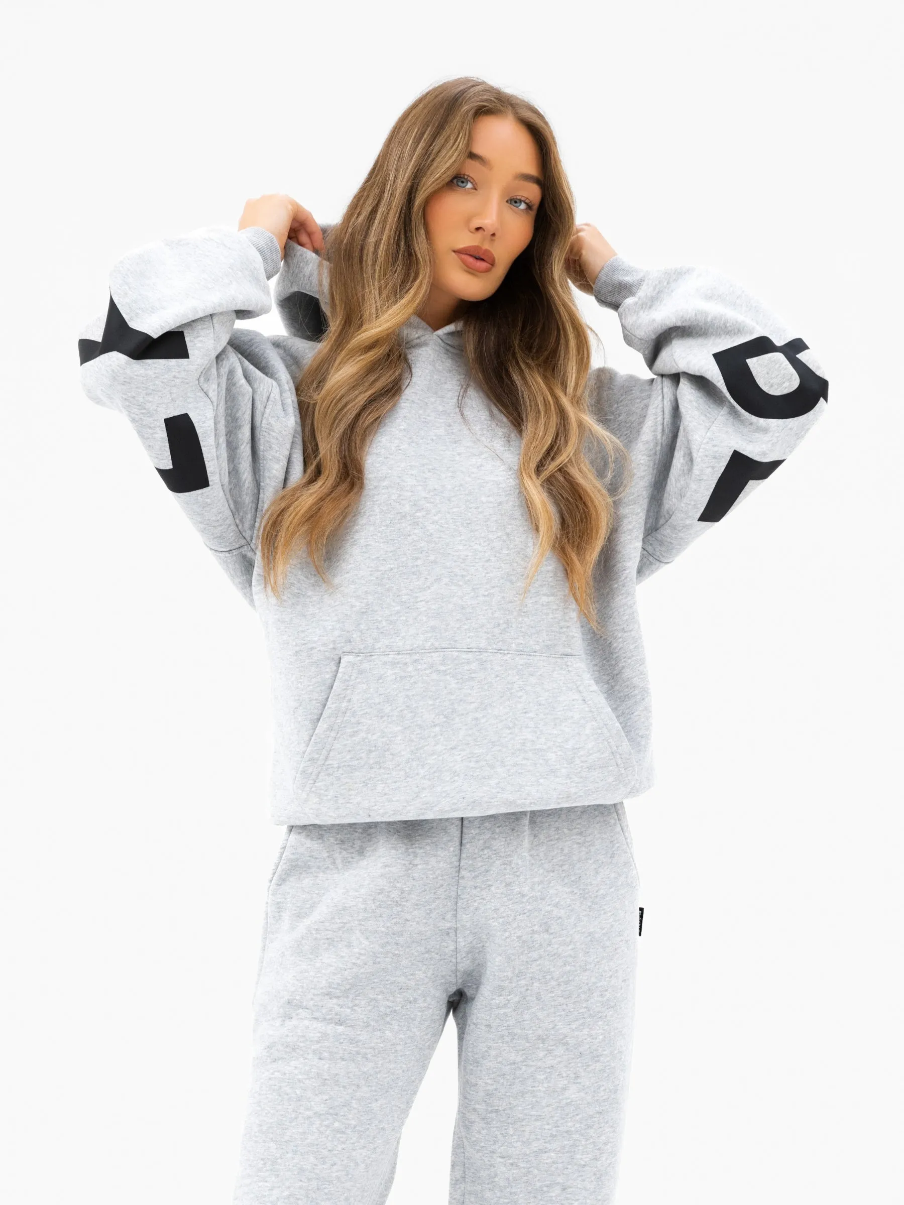 Isabel Oversized Hoodie - Marl Grey sold by Blakely product image thumbnail 2
