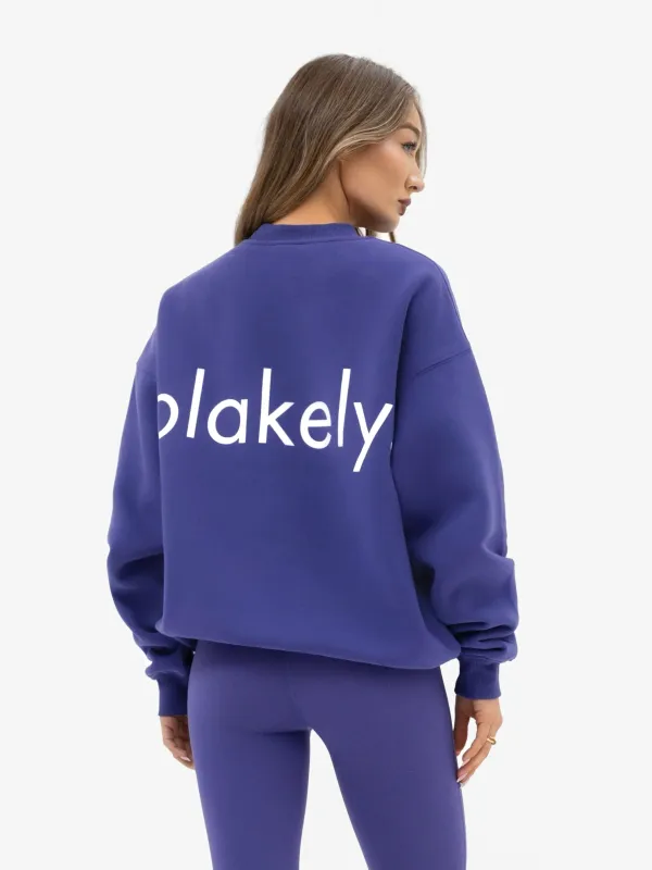 Thea Oversized Jumper - Bold Purple sold by Blakely