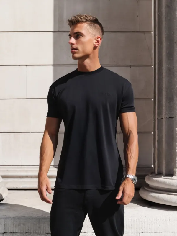 Iver Relaxed T-Shirt - Black sold by Blakely