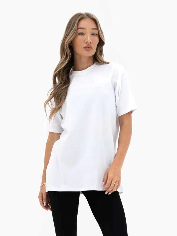 Freya Oversized T-Shirt - White sold by Blakely