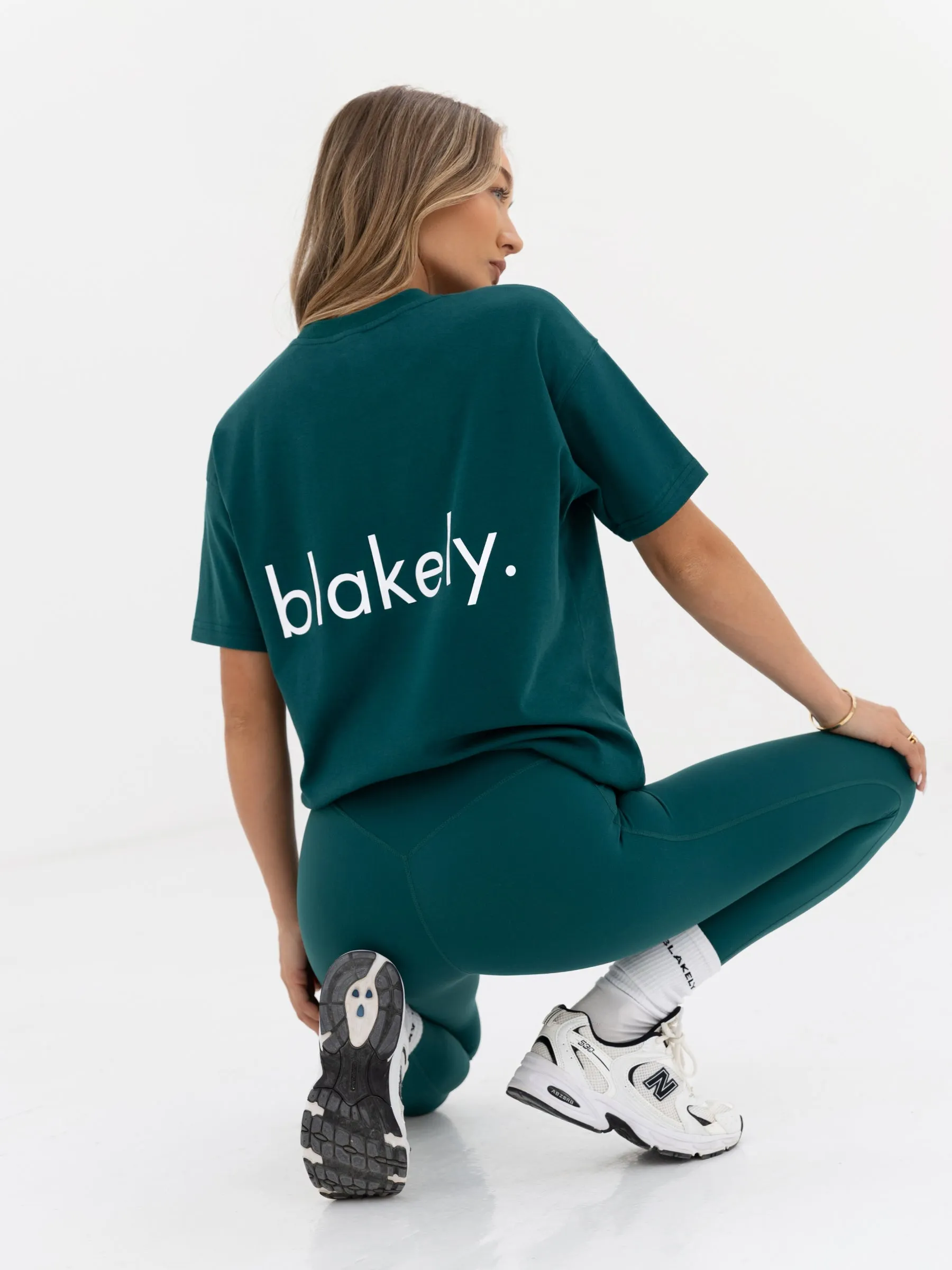 Thea Oversized T-Shirt - Deep Green sold by Blakely product image thumbnail 3
