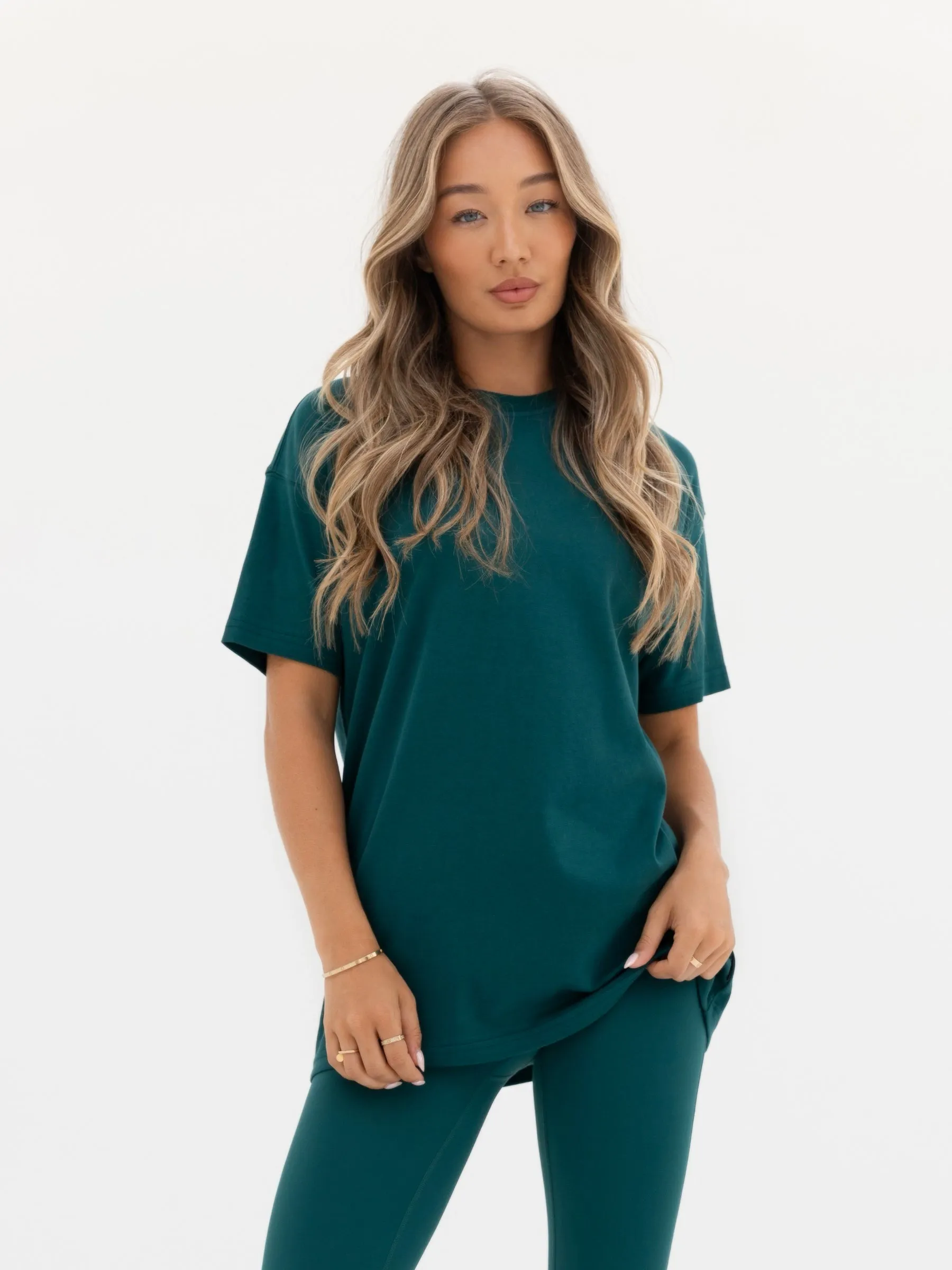 Thea Oversized T-Shirt - Deep Green sold by Blakely product image thumbnail 2