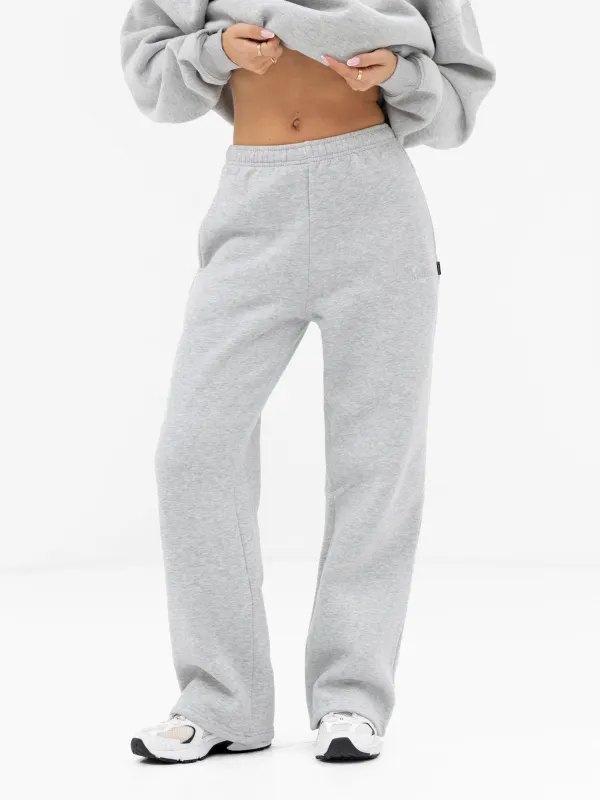 Freya Wide Leg Sweatpants - Marl Grey sold by Blakely