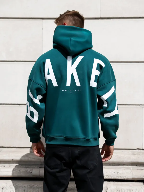 Idris Oversized Hoodie - Deep Green sold by Blakely