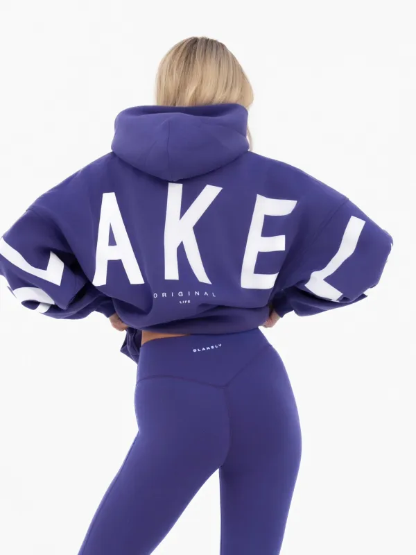 Isabel Oversized Hoodie - Bold Purple sold by Blakely