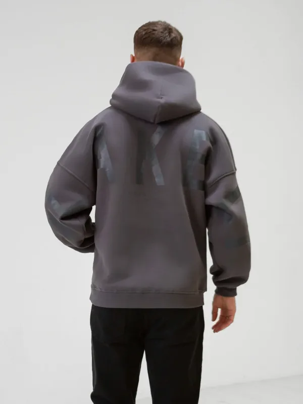 Tonal Idris Oversized Hoodie - Charcoal sold by Blakely