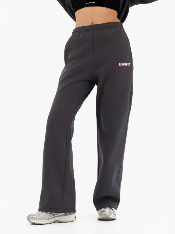 Cloud Print Wide Leg Sweatpants - Graphite sold by Blakely