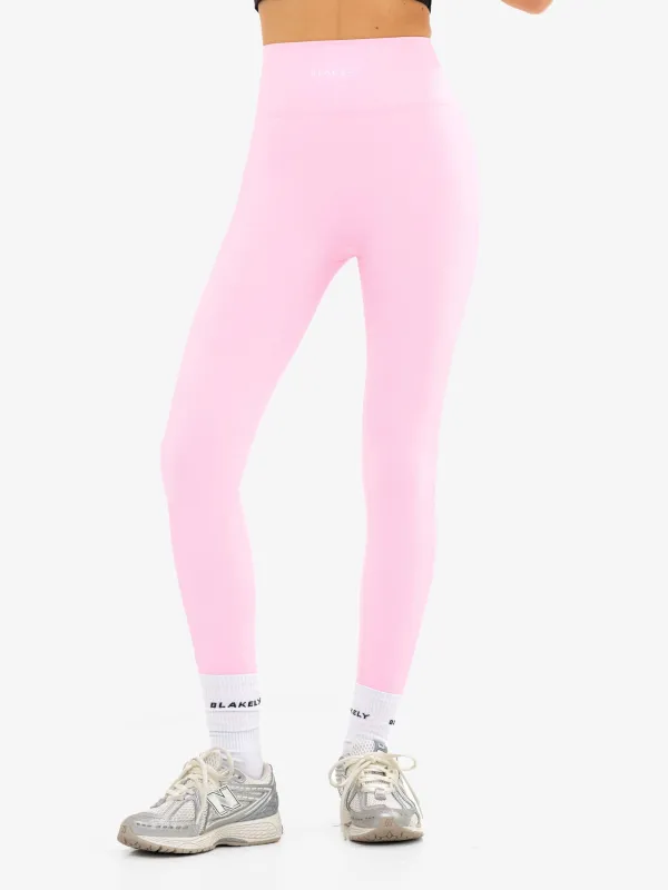 Ultimate Active Leggings - Powder Pink sold by Blakely