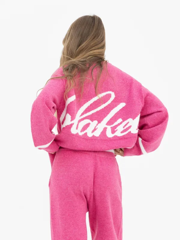 Margot Oversized Knitted Jumper - Raspberry sold by Blakely