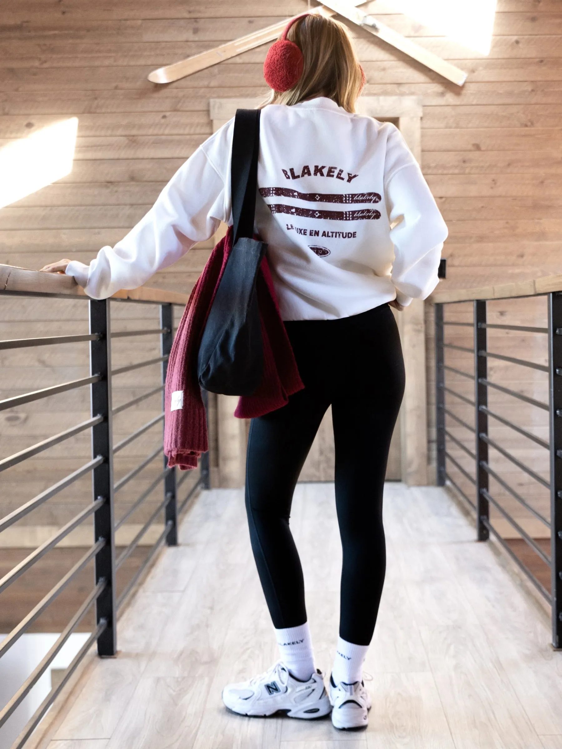 Sloane Ski Oversized Jumper - White sold by Blakely product image thumbnail 3